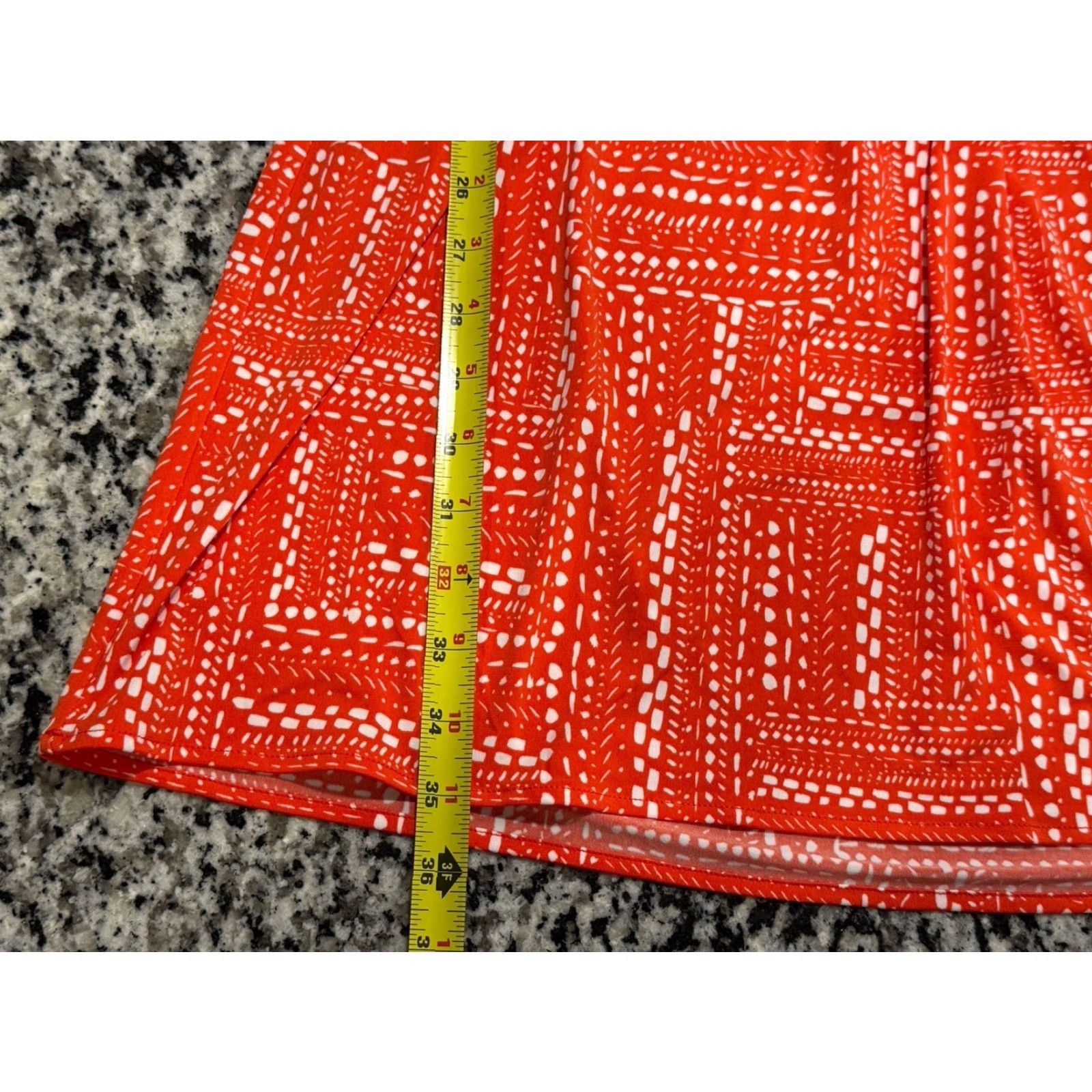 Southern Tide NWT Southern Tide Varsity Gameday Flat Mini Dress Endzone Orange Abstract Short Sleeve Cap Sleeve Drop Waist Pullover Casual Travel Women L Size L / US 10 / IT 46 - 5 Thumbnail