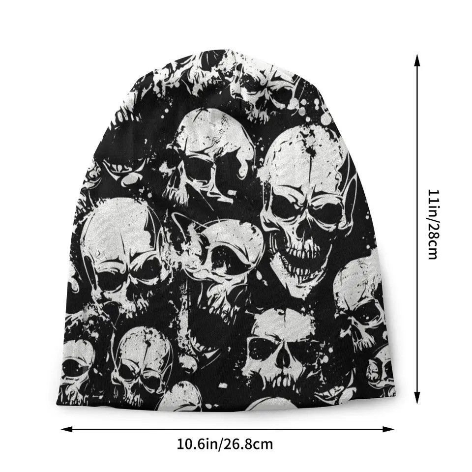 Japanese Brand × Vintage Bonnet Hats Grunge Skulls beanies Size ONE SIZE - 2 Thumbnail