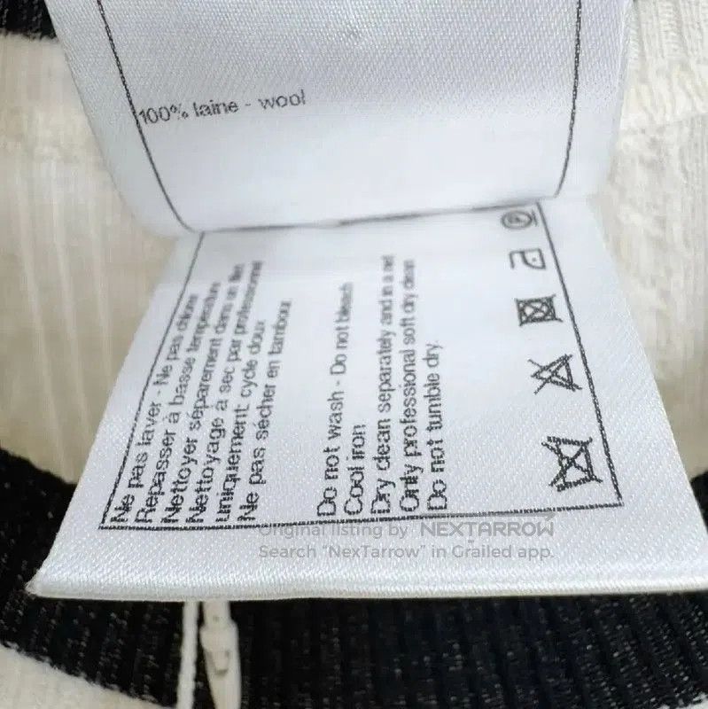 Chanel Chanel Cream Sweater with Black Details for Women . Size M / US 6-8 / IT 42-44 - 5 Thumbnail