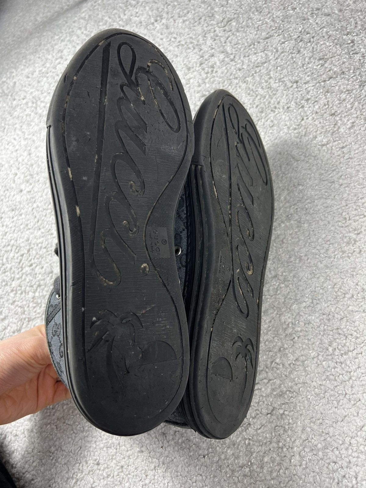 Gucci Gucci GG Monogram Hi Black Shoes Size 8 Size US 8 / EU 41 - 7 Thumbnail