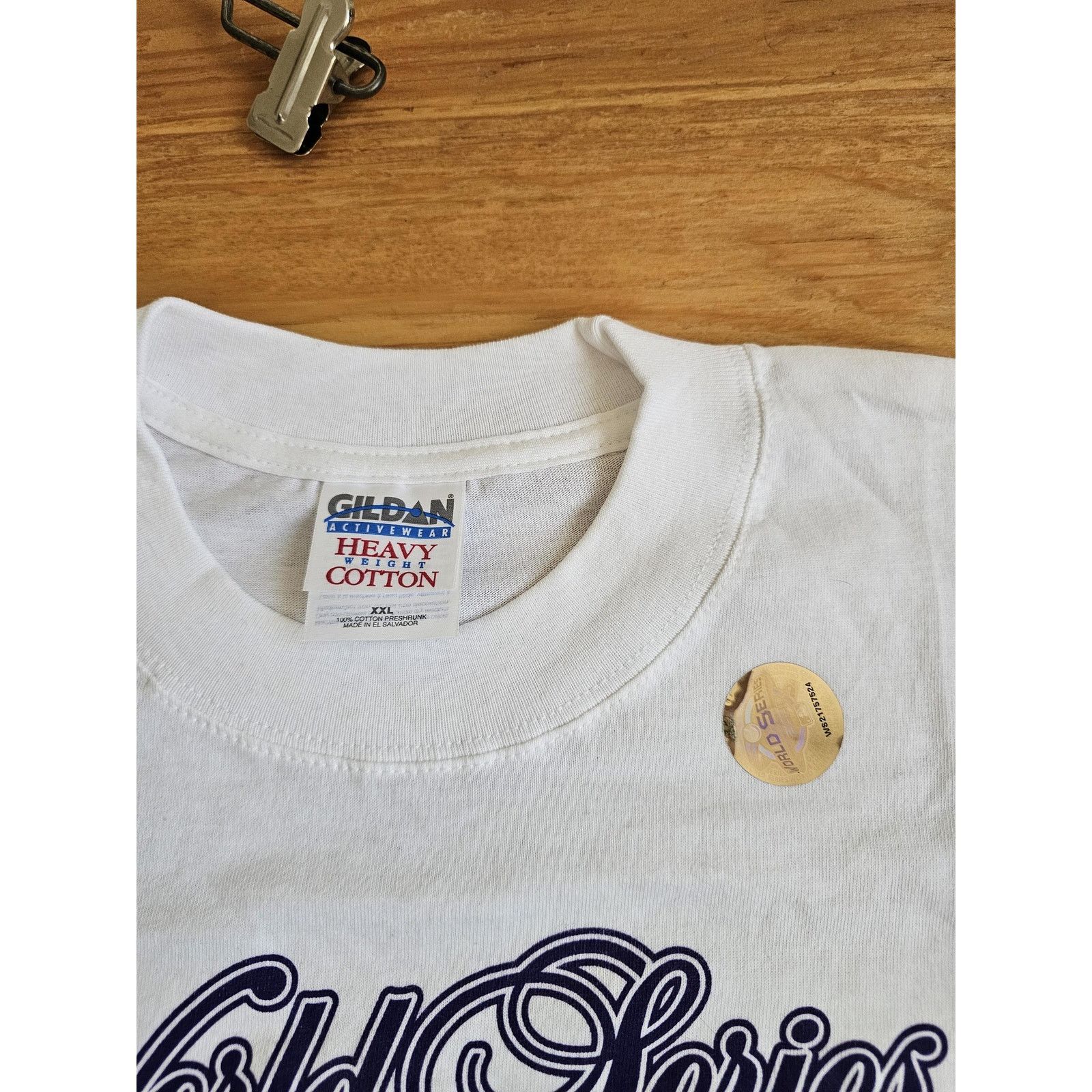 Gildan Arizona Diamondbacks World Series 2001 T-Shirt White Sz 2XL Size US XXL / EU 58 / 5 - 3 Thumbnail
