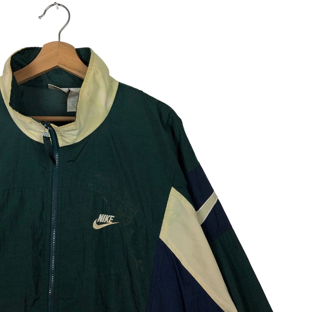 Nike 🔥90’s Vintage Nike Windbreaker Jacket Bomber Big Swoosh Size US L / EU 52-54 / 3 - 6 Thumbnail