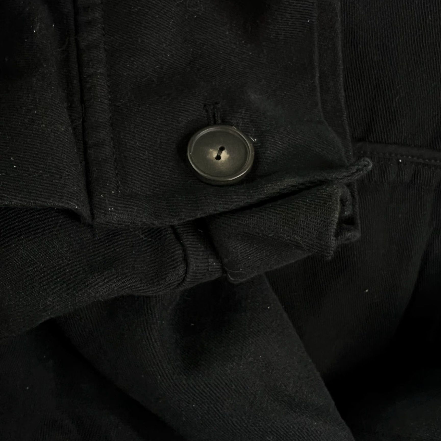 Vince VINTAGE Vince Women's Cropped Jacket Bomber Style Black Linen Cotton Blend Size L Casual Designer Size L / US 10 / IT 46 - 4 Thumbnail