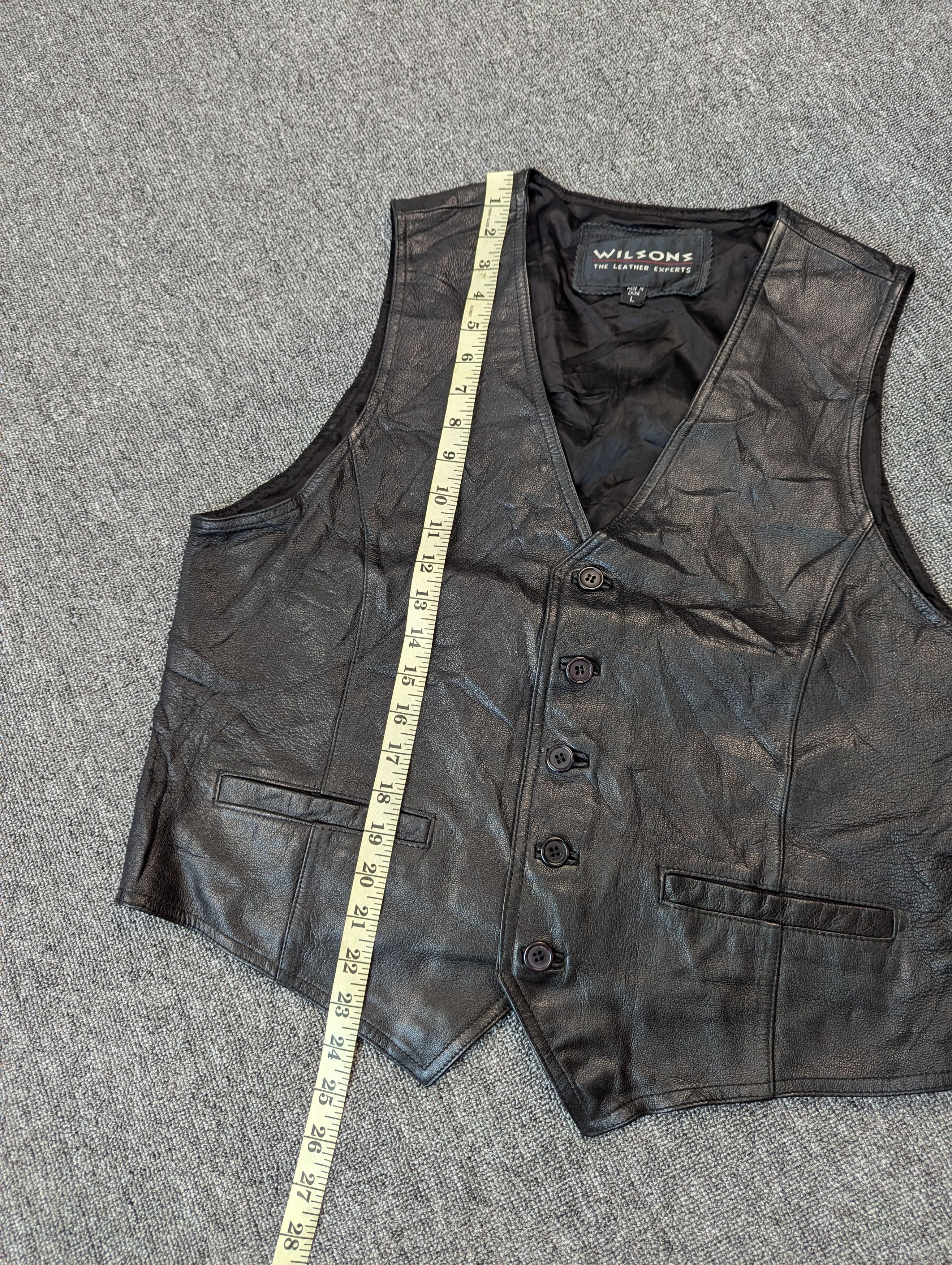Wilsons Leather Vintage Wilsons Leather Vest Jacket Size US L / EU 52-54 / 3 - 11 Thumbnail