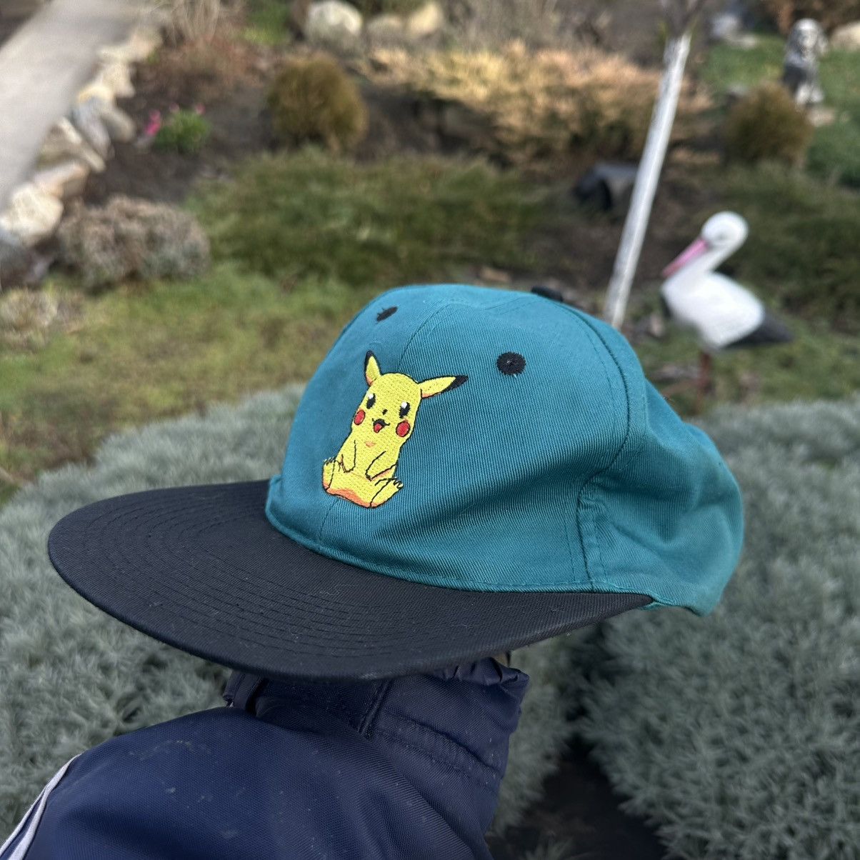 Pokemon Vintage Japan Style Pokémon Cap Hat Pikachu Y2K 00s USA Hype Size ONE SIZE - 2 Thumbnail