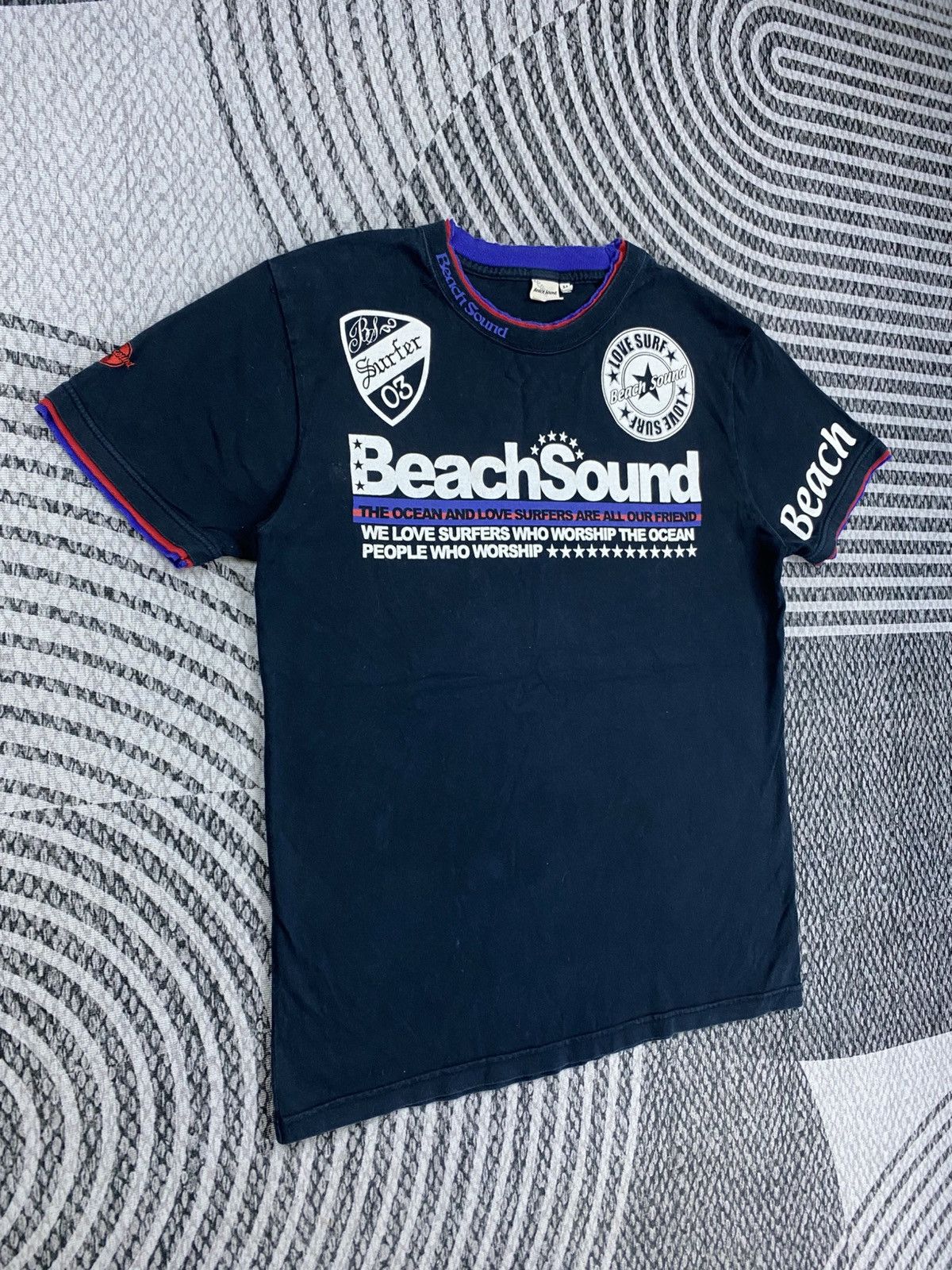 Other Vintage Beach Sound Big Logo Men Fashion Shirt Size US M / EU 48-50 / 2 - 3 Thumbnail