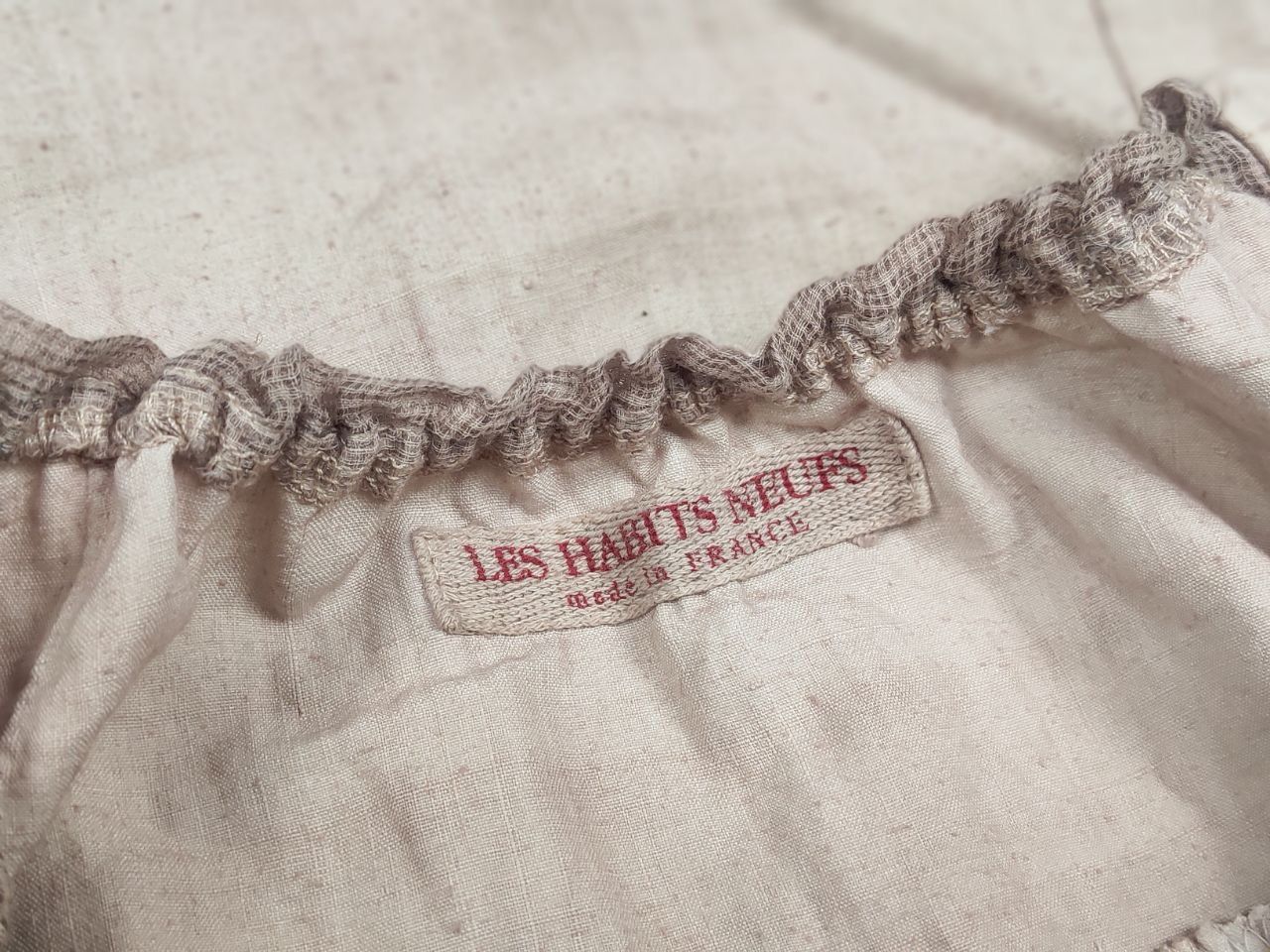 Japanese Brand Les Habits Neufs France Design Cotton Baggy Blouse Size M / US 6-8 / IT 42-44 - 15 Thumbnail