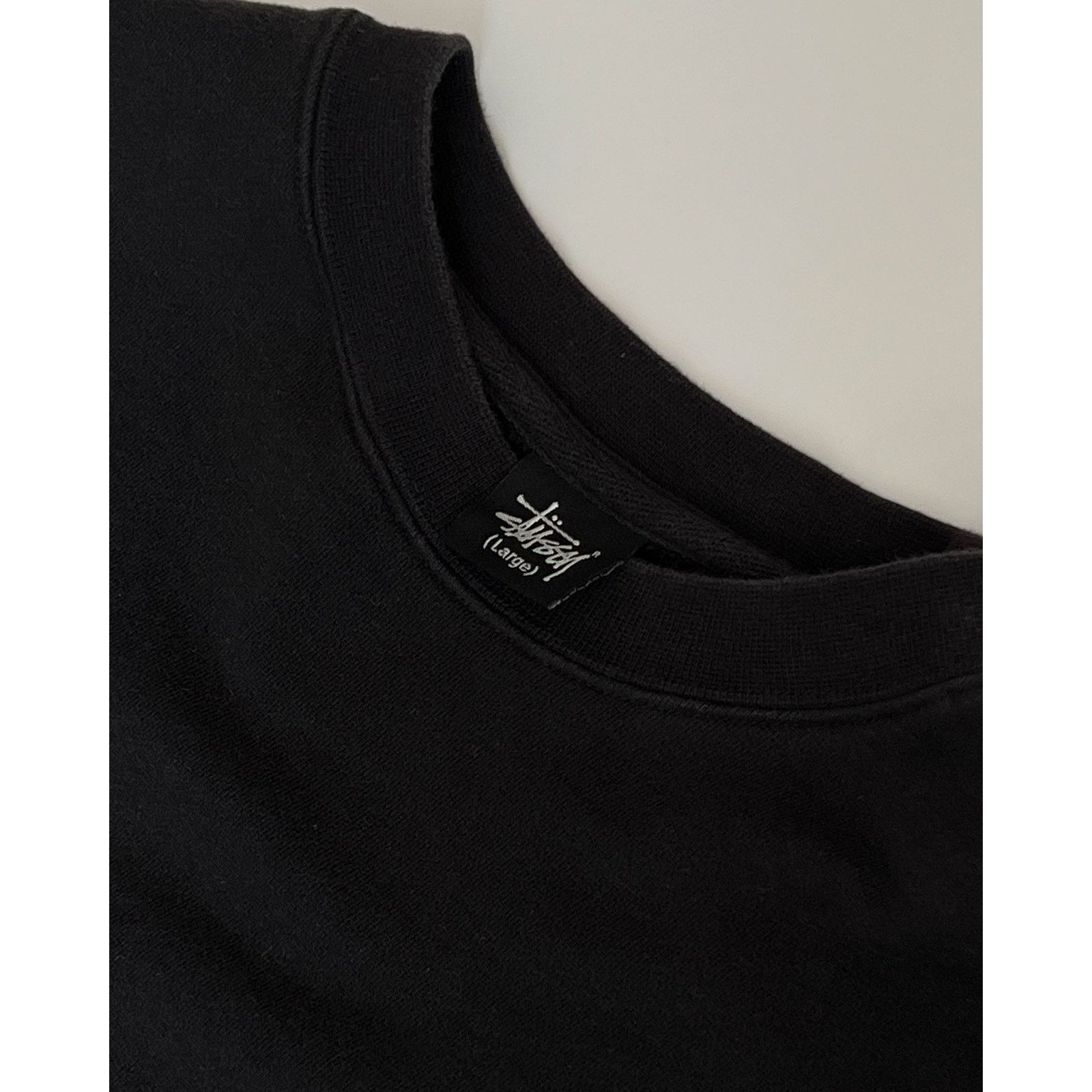 Stussy 2000s Stüssy Black/Pink Logo Sweatshirt Size US L / EU 52-54 / 3 - 4 Thumbnail
