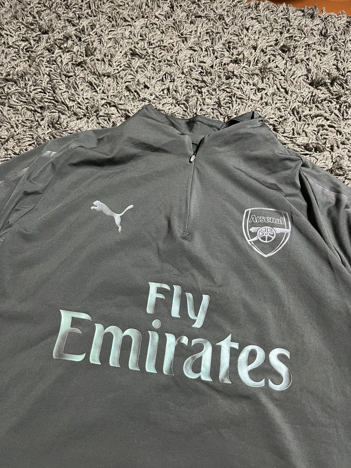 Puma PUMA ARSENAL 2018/19 SOCCER FOOTBALL POLYESTER JERSEY Size US L / EU 52-54 / 3 - 3 Thumbnail