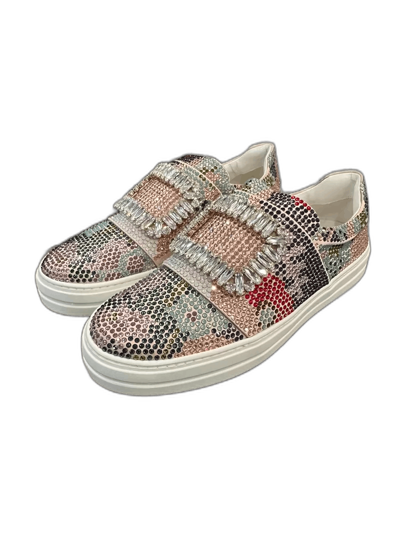 Roger Vivier Roger Vivier Colorful Logo Flat Shoes Size US 7.5 / EU 40-41 - 1 Thumbnail