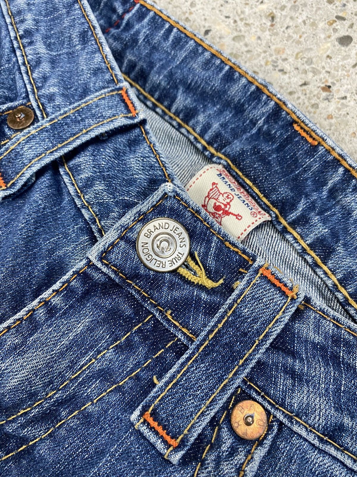 True Religion True religion straight leg jeans stevie made in usa Size 28" / US 6 / IT 42 - 7 Thumbnail