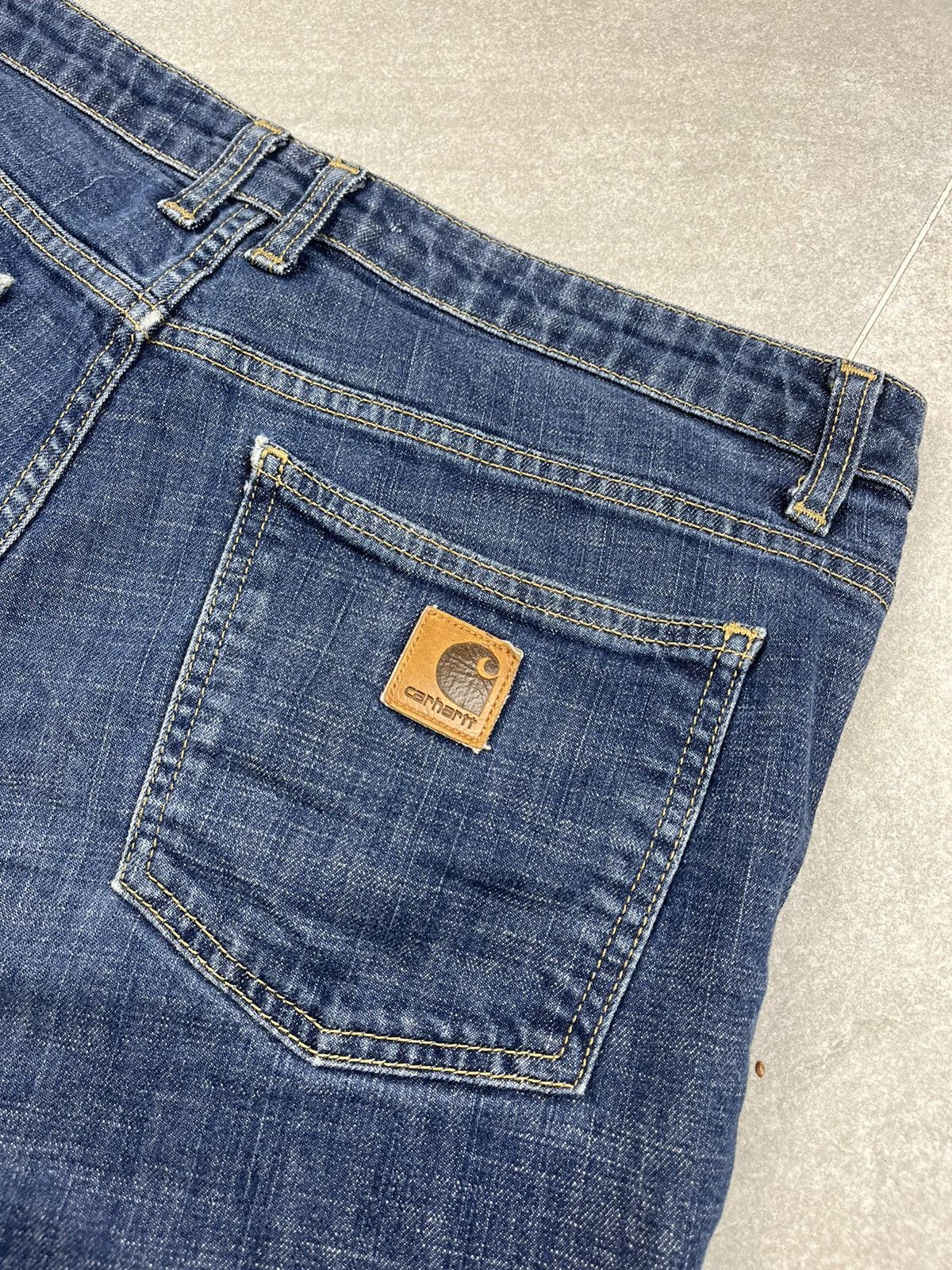 Carhartt Carhartt W’Flash short denim punk style jeans Size US 32 / EU 48 - 3 Thumbnail