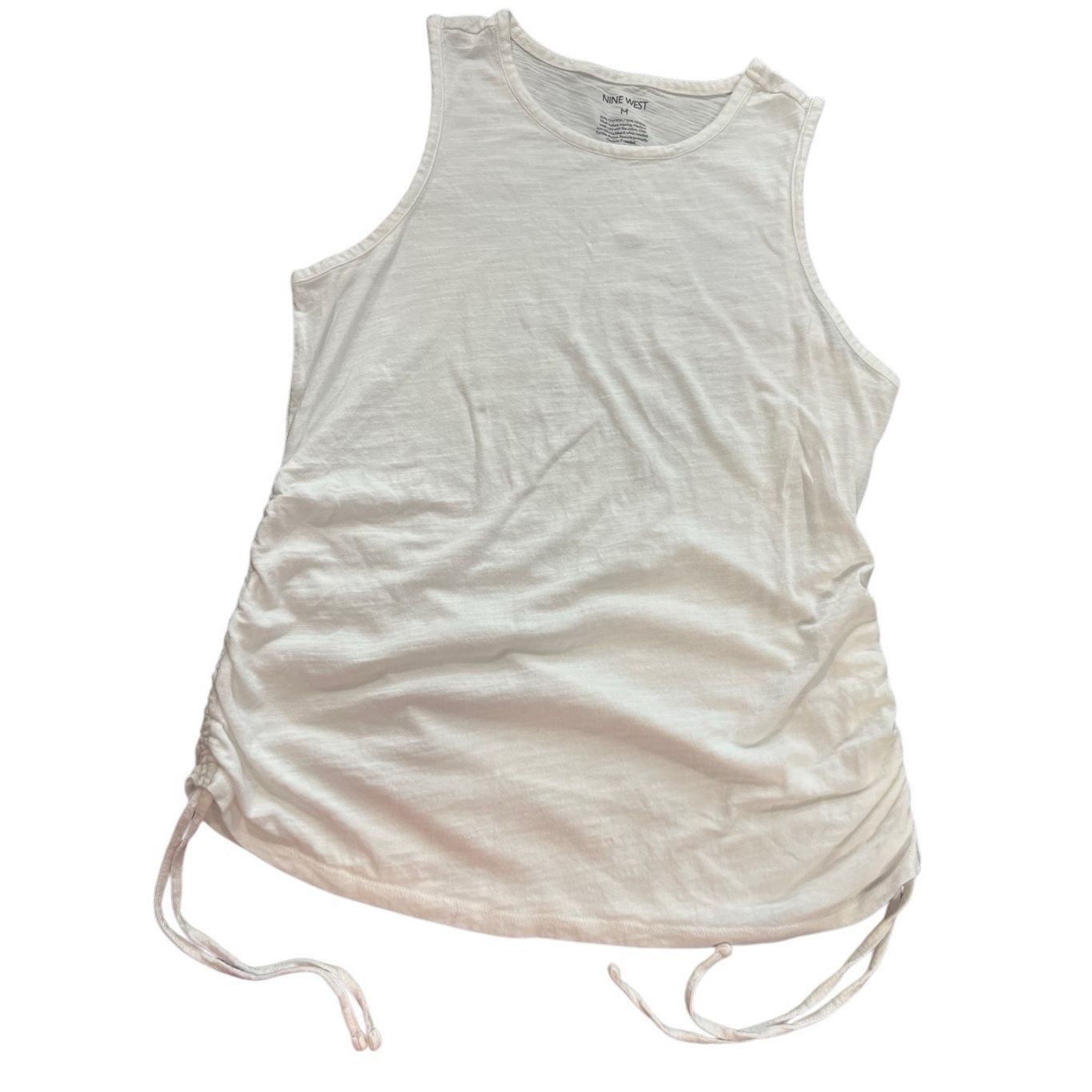 Nine West Nine West Ruched Side athletic T-shirt size M Size M / US 6-8 / IT 42-44 - 2 Thumbnail