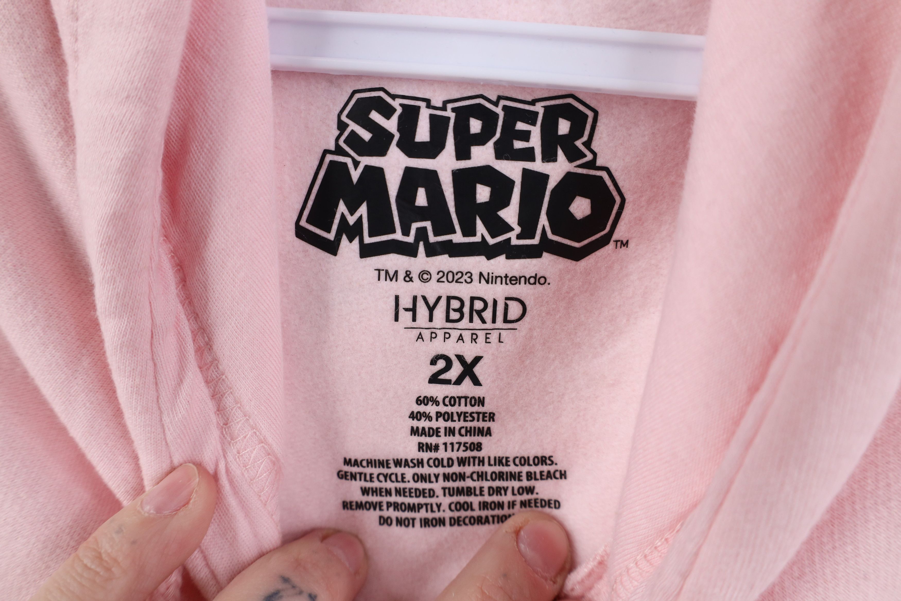 Nintendo Y2K Nintendo Super Mario Princess Peach Video Game Hoodie Size XXL / US 16-18 / IT 52-54 - 10 Thumbnail