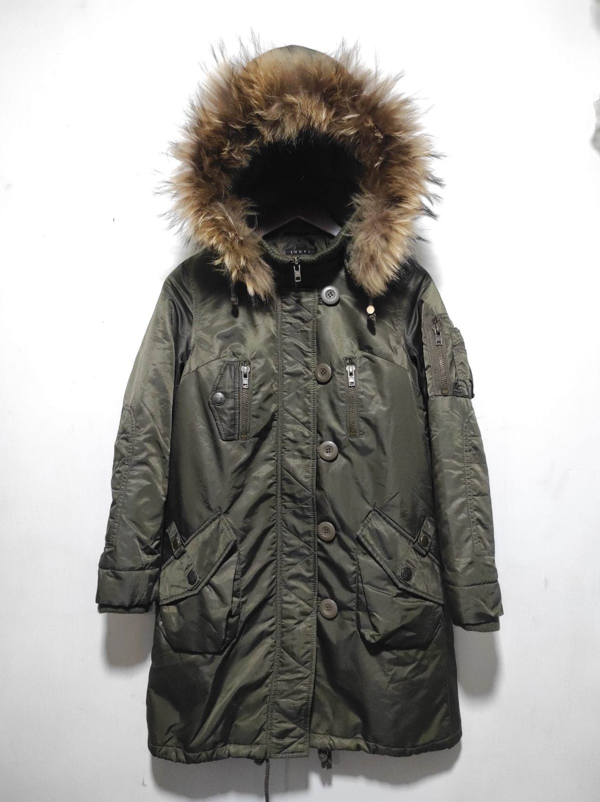 Japanese Brand INGNI double zip fur hoodie parka jacket ifsix LGB style Size US S / EU 44-46 / 1 - 3 Thumbnail