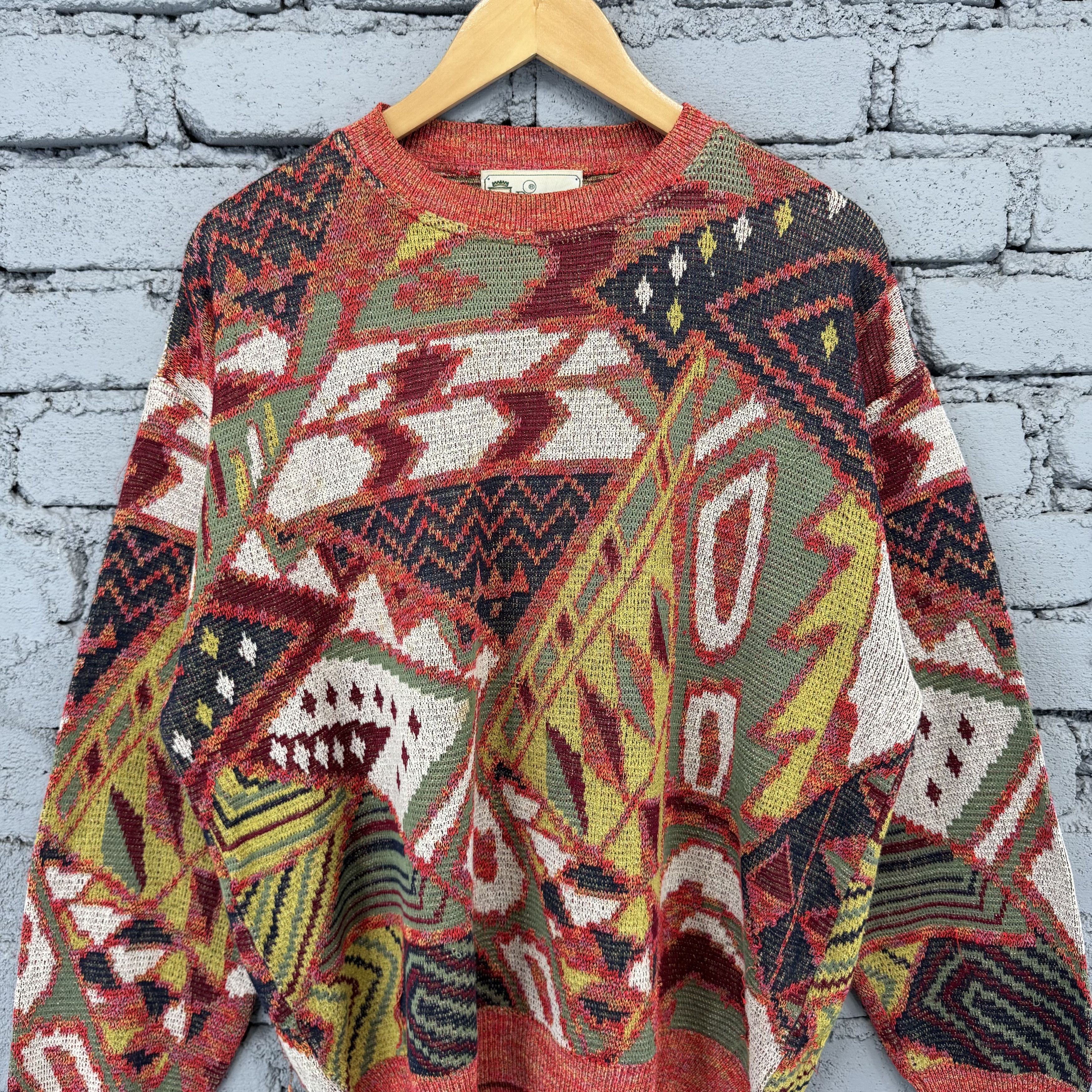 Japanese Brand Vintage Knit Sweater Bizzarro Italy Streetwear Size US L / EU 52-54 / 3 - 3 Thumbnail