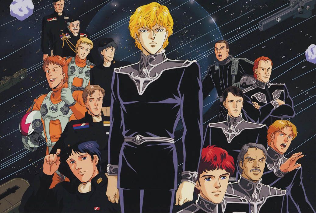 Anime VINTAGE 90s LEGEND OF GALACTIC HEROES ANIME TSHIRT Size US M / EU 48-50 / 2 - 8 Thumbnail