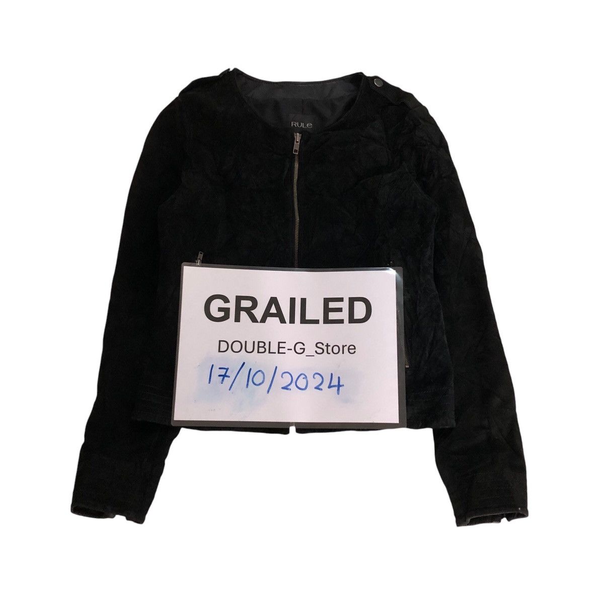 Japanese Brand 📌Vintage Cropped Leather Jacket Rule Issey Miyake Size US L / EU 52-54 / 3 - 1 Thumbnail