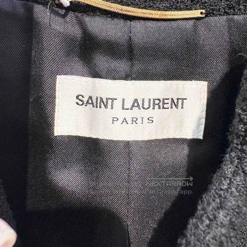 Saint Laurent Paris Saint Laurent Paris Black glass buttons colorful heart-sha Size XS / US 0-2 / IT 36-38 - 3 Thumbnail