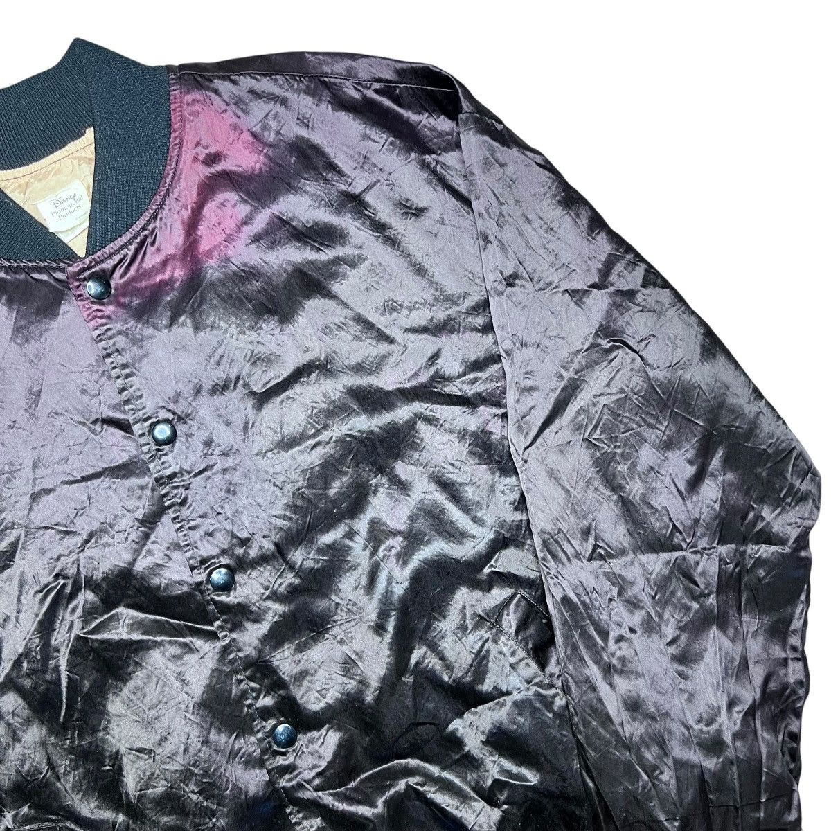 Disney × Vintage 1980s Dick Tracy Disney Promotional Products Satin Jacket Size US L / EU 52-54 / 3 - 16 Thumbnail