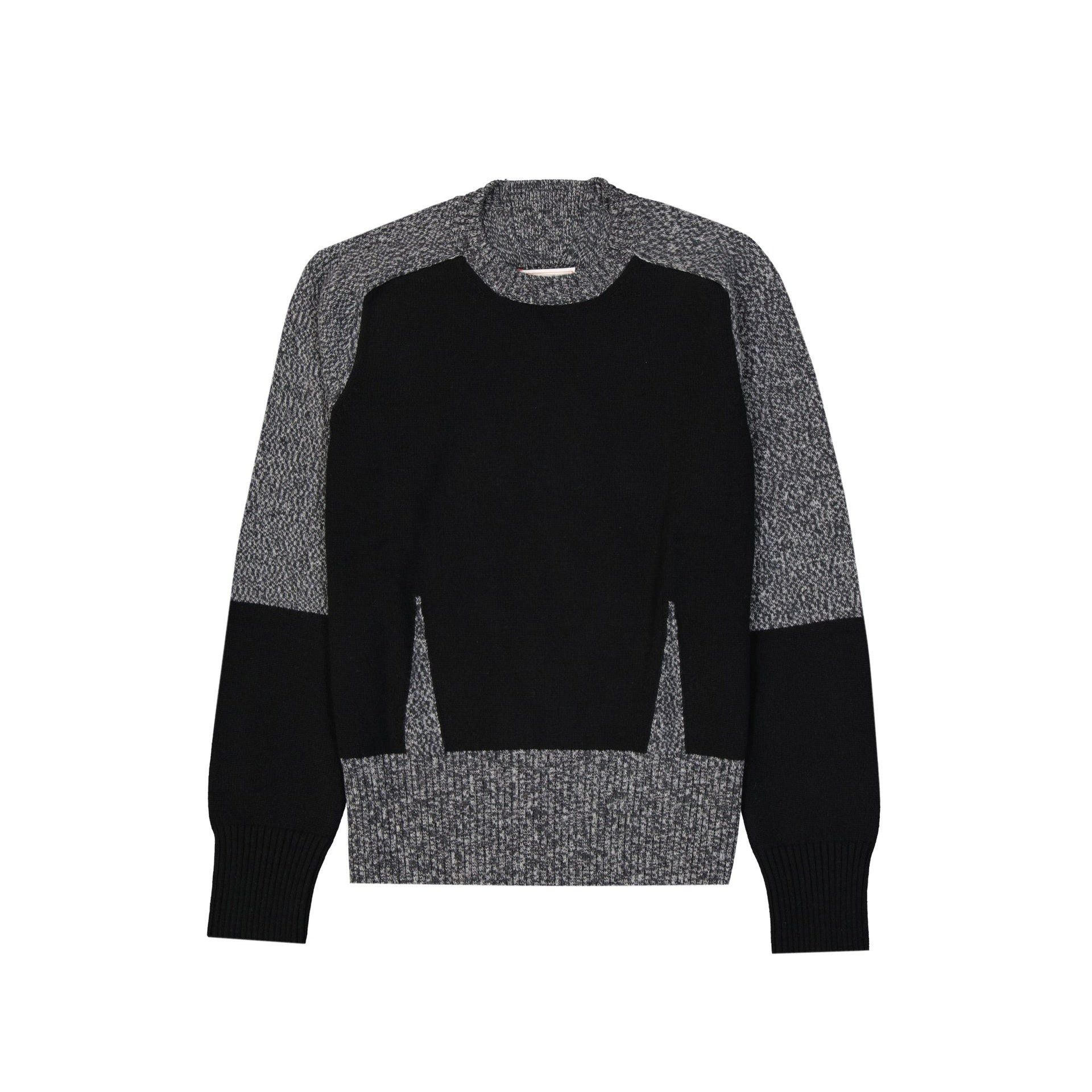 Alexander McQueen o1y1024 Sweater in Black & Grey Size US L / EU 52-54 / 3 - 1 Thumbnail