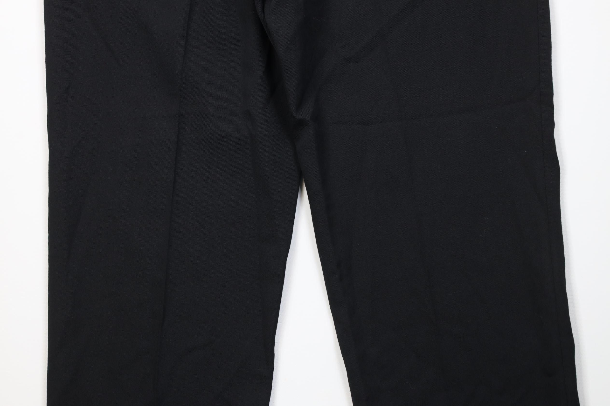 Vintage Vintage 90s Streetwear Wool Blend Wide Leg Chino Pants Black Size US 32 / EU 48 - 11 Thumbnail