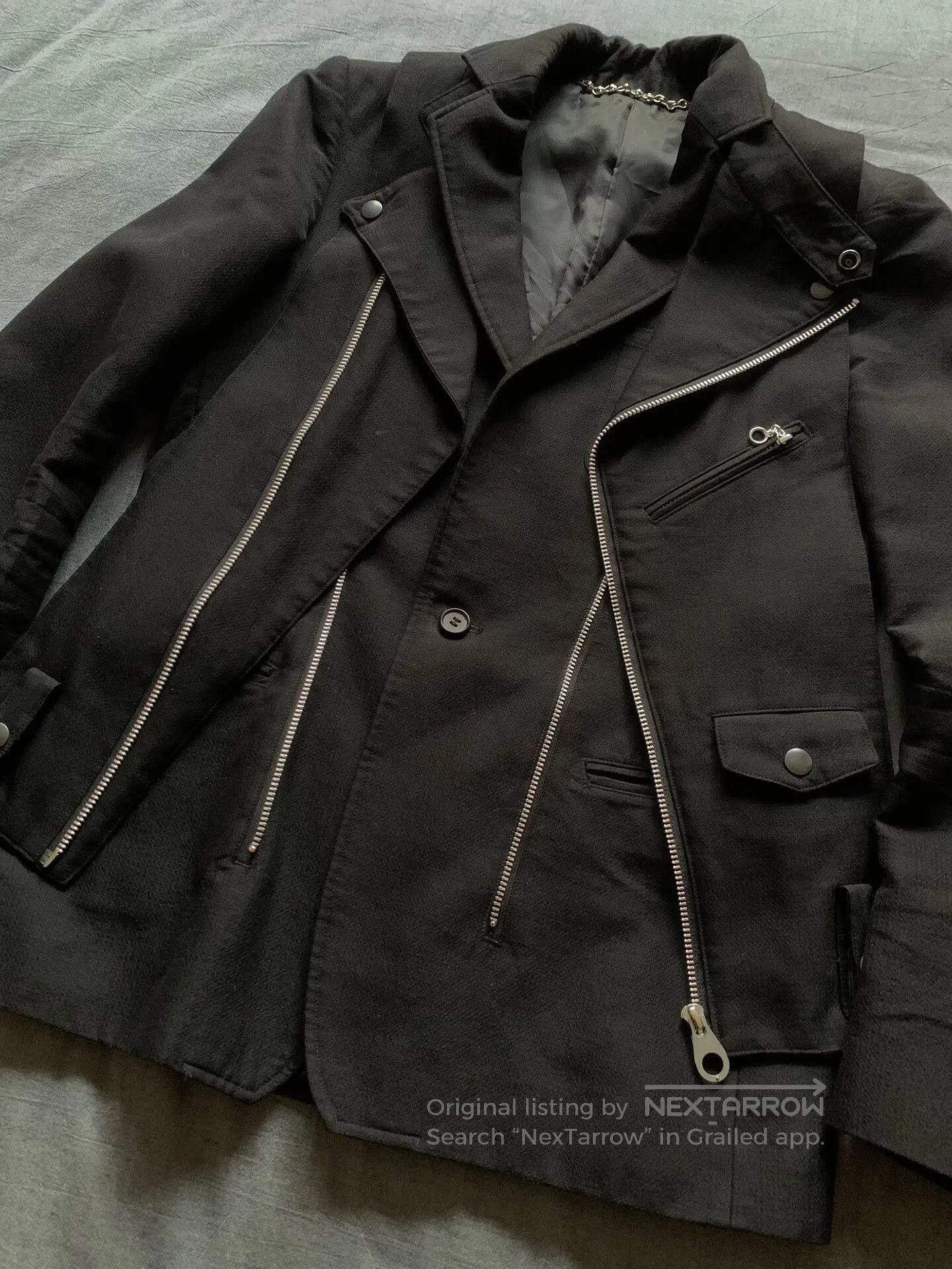 Maison MIHARA YASUHIRO Miharayasuhiro Detachable Wool Padded Jacket. Size US M / EU 48-50 / 2 - 6 Thumbnail