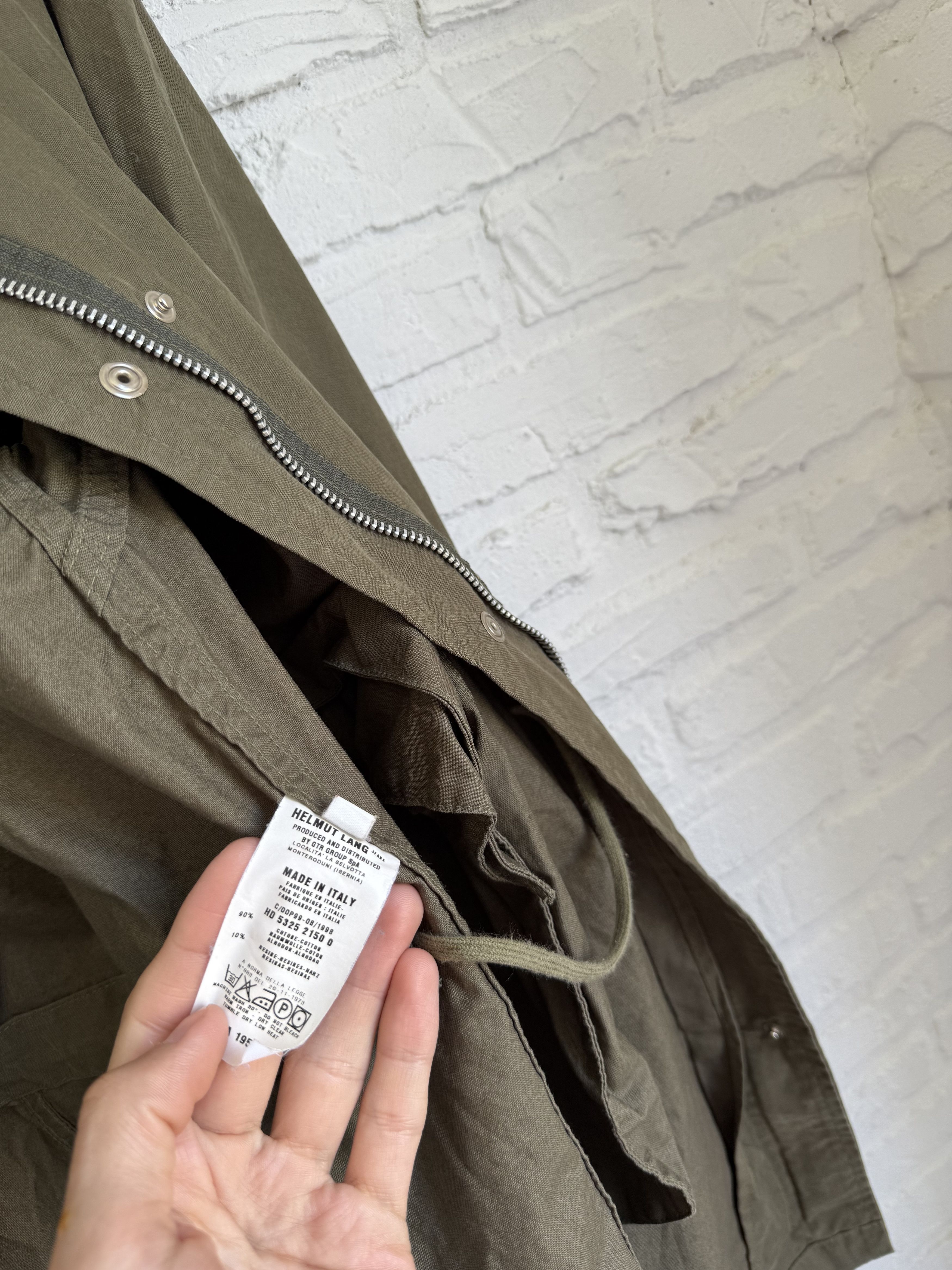 Helmut Lang Archive 1998 Helmut Lang Military Techwear Parka Oversized Size US M / EU 48-50 / 2 - 8 Thumbnail