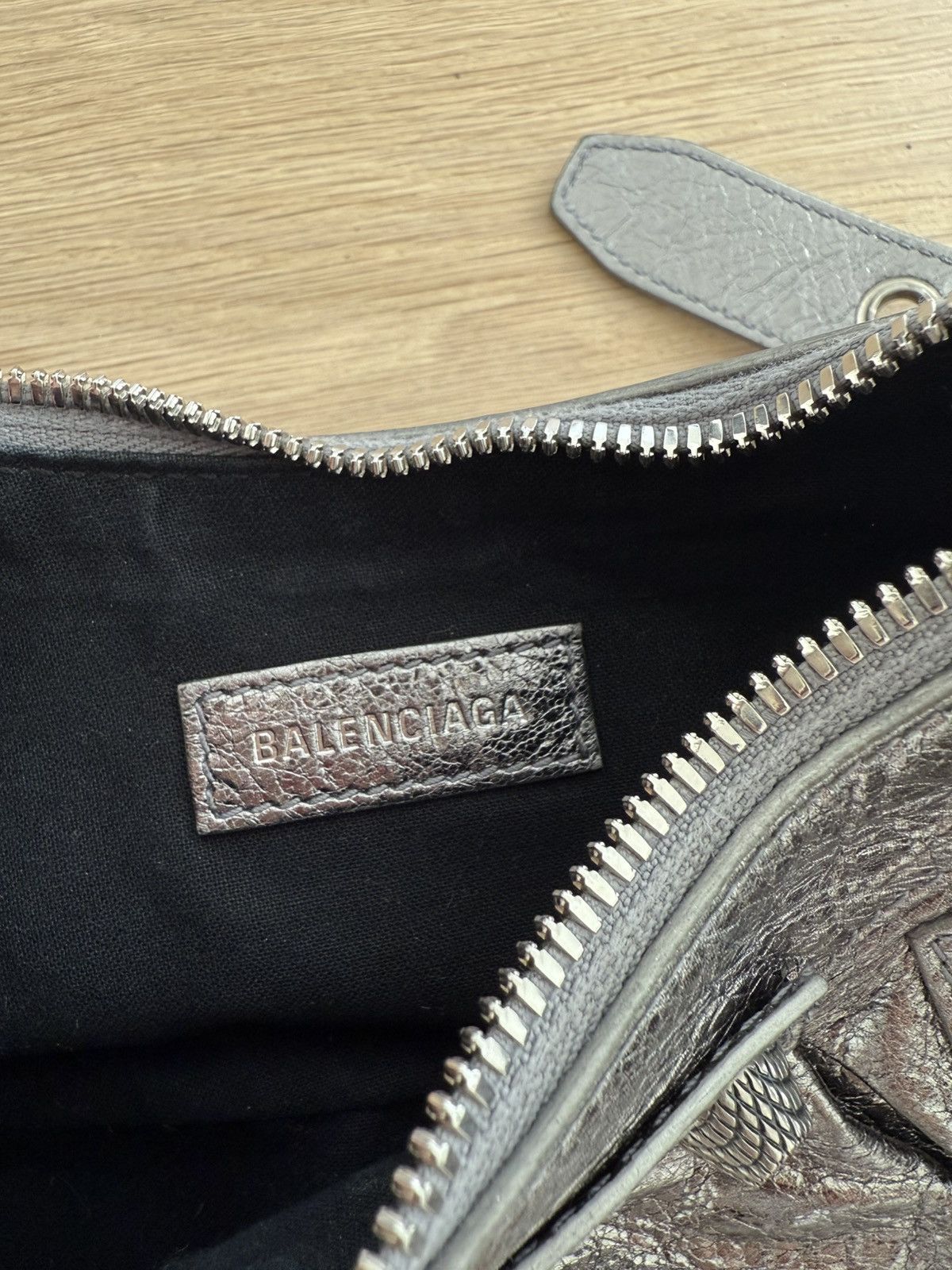 Balenciaga Balenciaga WOMEN'S LE CAGOLE SHOULDER BAG XS IN SILVER Size ONE SIZE - 4 Thumbnail