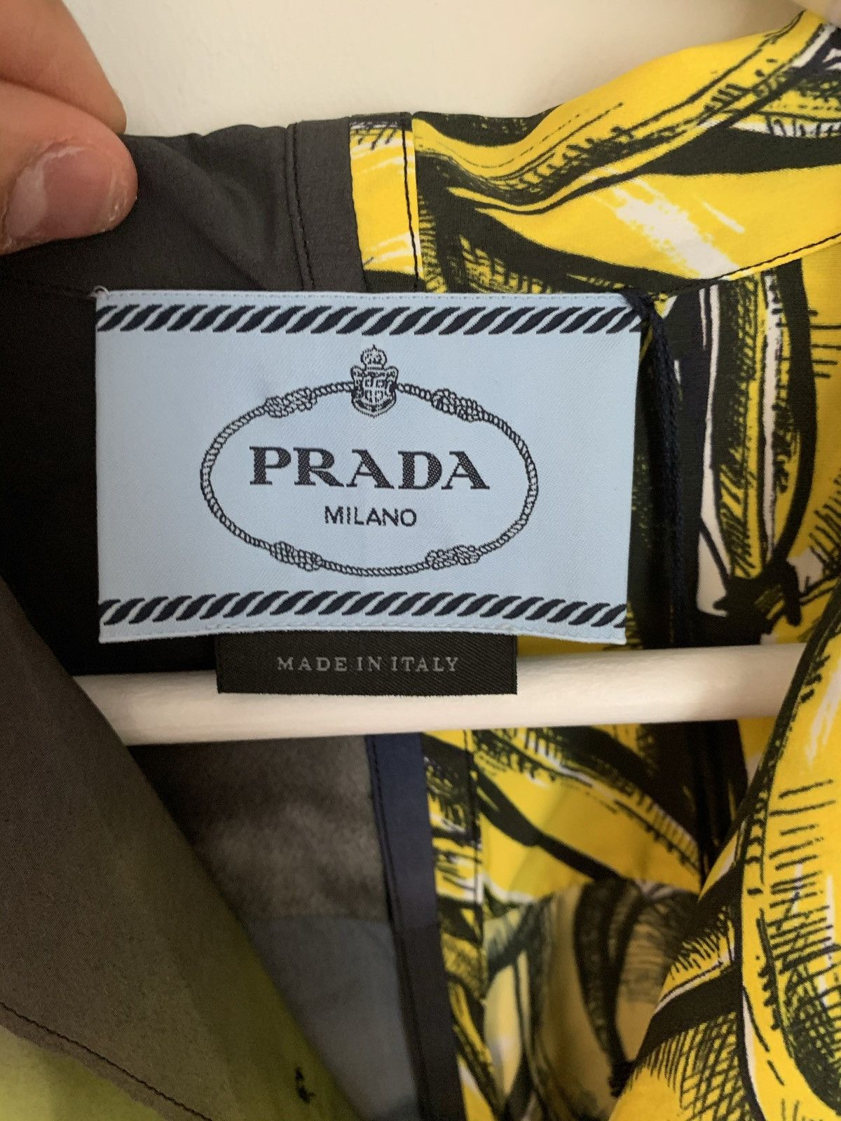 Prada Split bowling shirt (Viscose) Size US XS / EU 42 / 0 - 3 Thumbnail