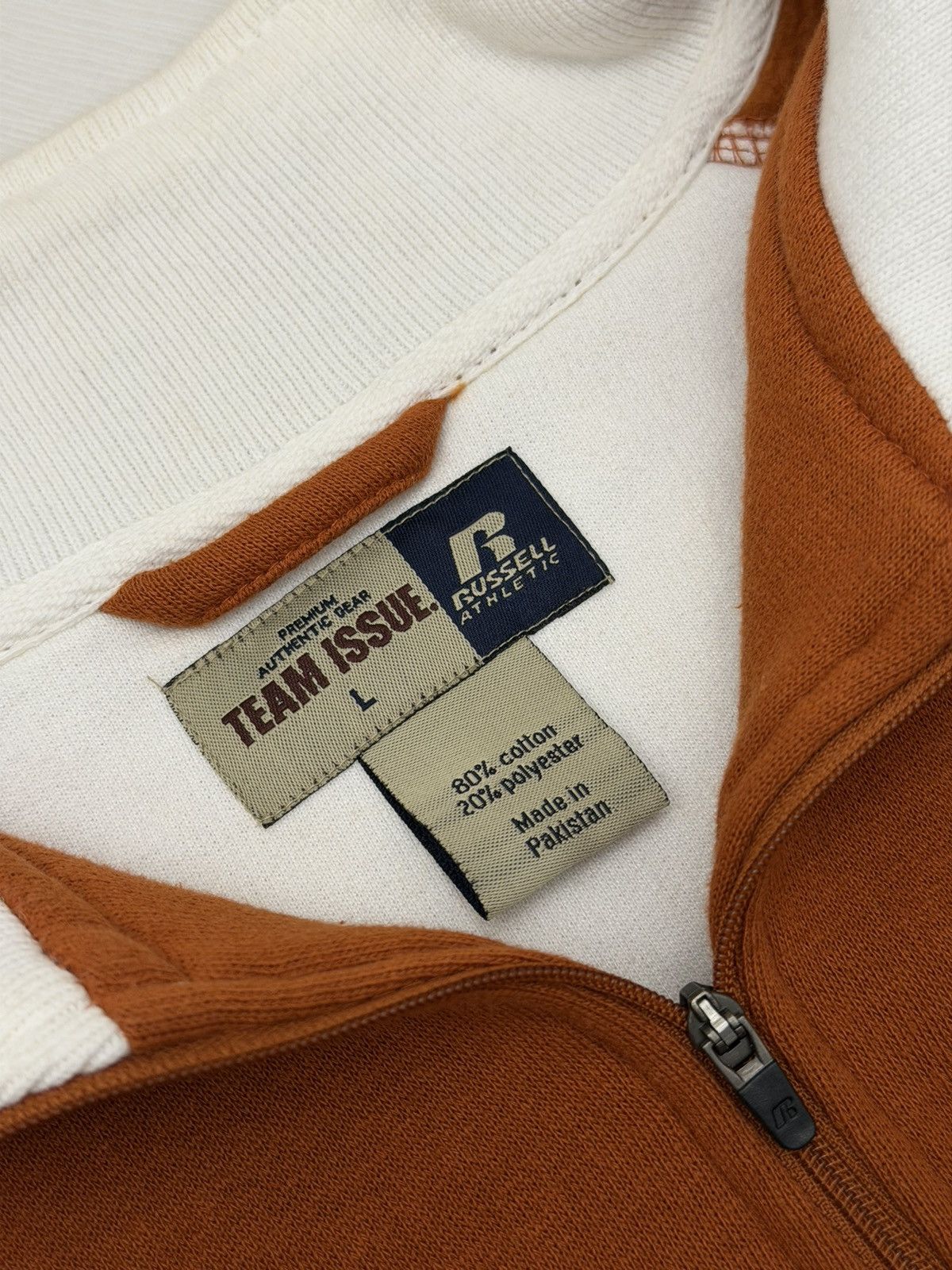 Russell Athletic Vintage Texas Longhorns 1/4 Zip Russell Athletic TeamIssue L Size US L / EU 52-54 / 3 - 5 Thumbnail