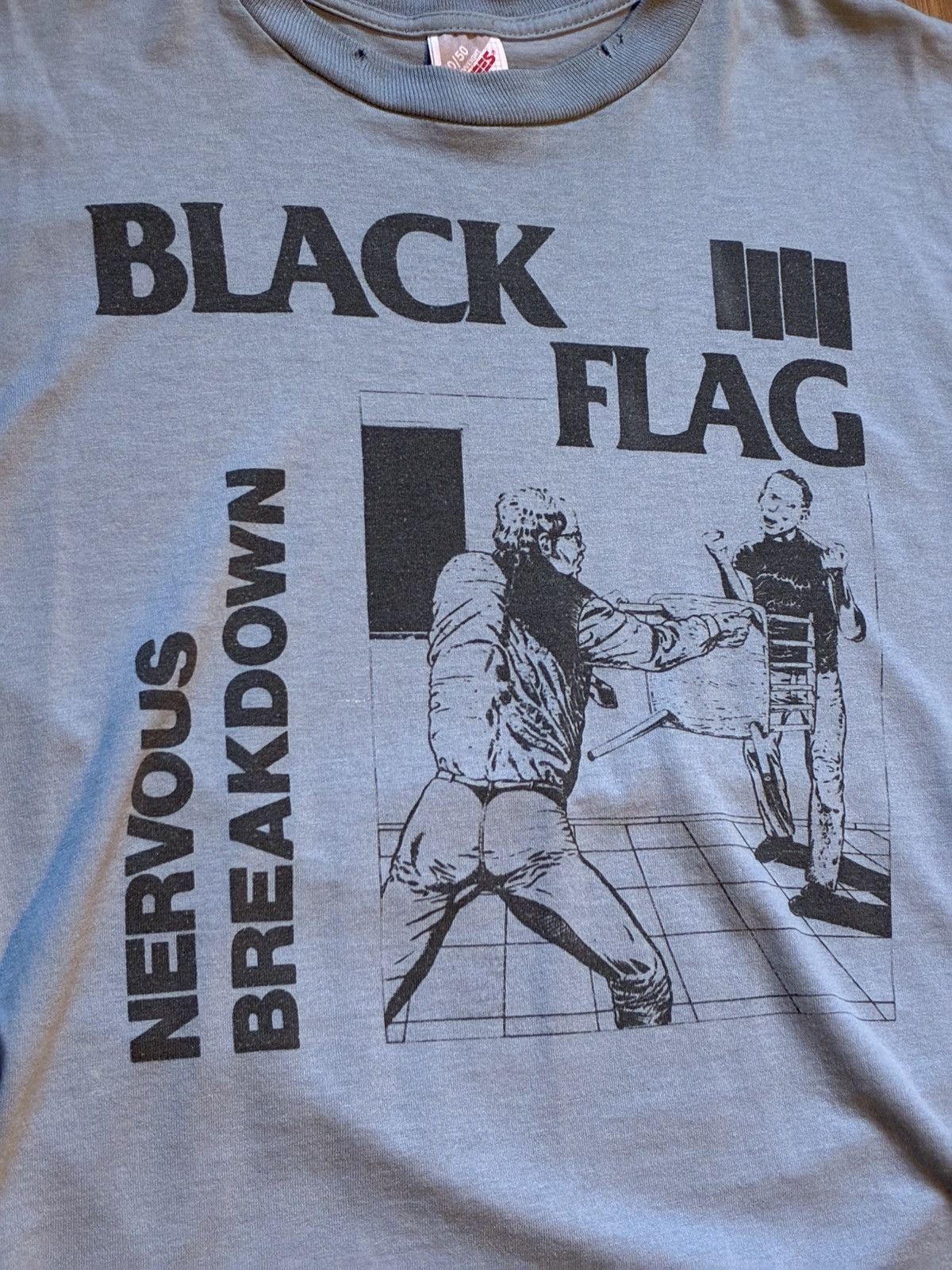 Vintage Vintage Black Flag Nervous Breakdown Tshirt Size US M / EU 48-50 / 2 - 4 Thumbnail