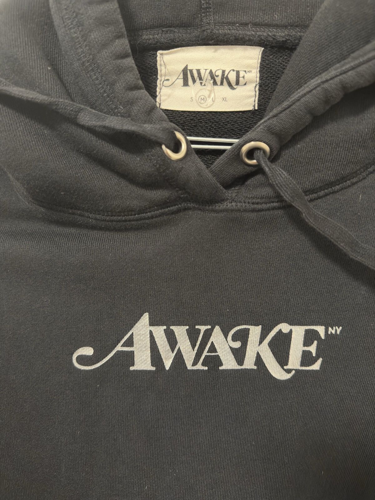 Awake NY Awake Logo Hoodie M - Black/Silver Size US M / EU 48-50 / 2 - 3 Thumbnail