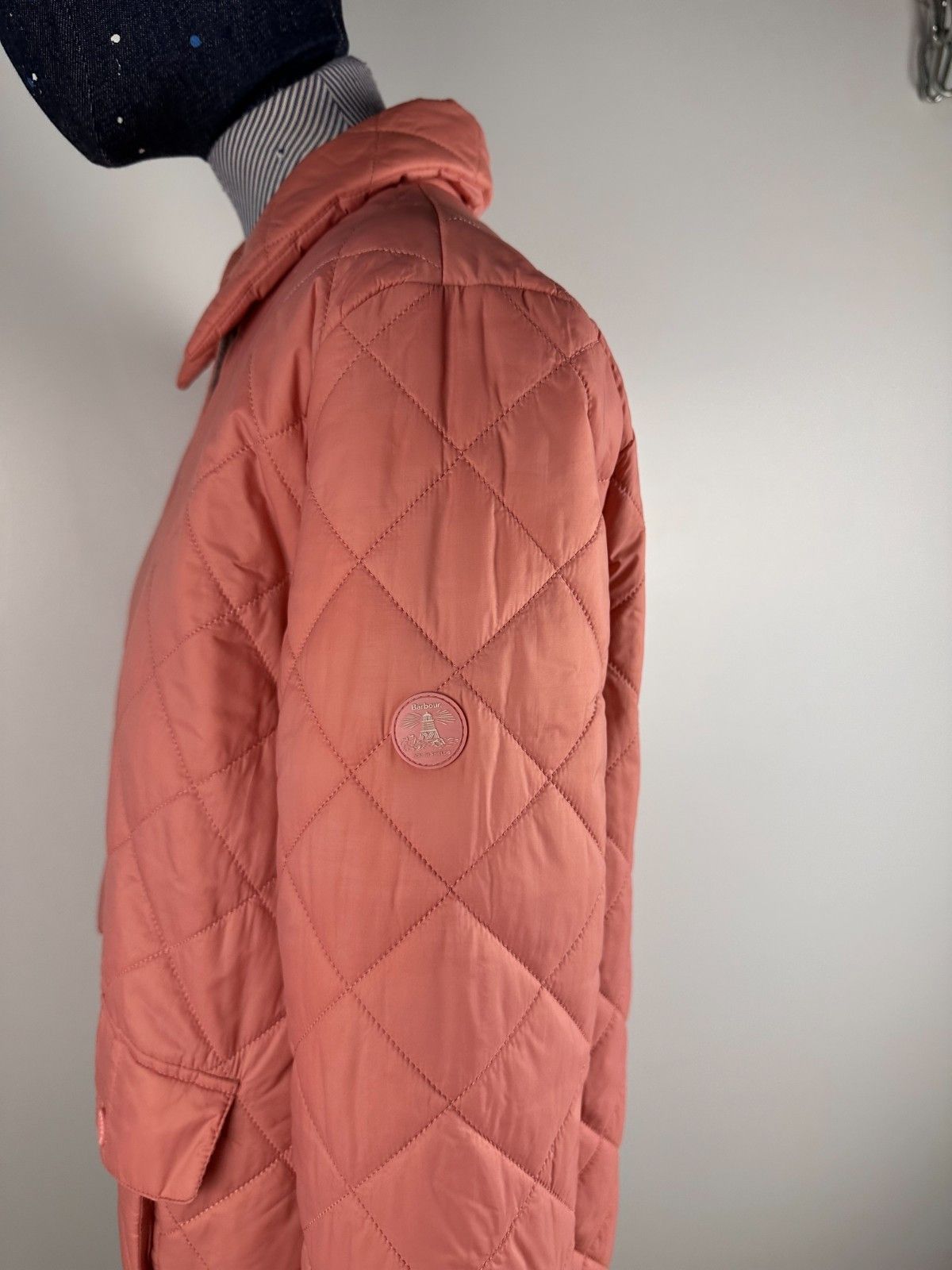 Barbour Barbour Overwash Quilt Jacket Pink Size M EUR38 UK12 US8 Size M / US 6-8 / IT 42-44 - 5 Thumbnail