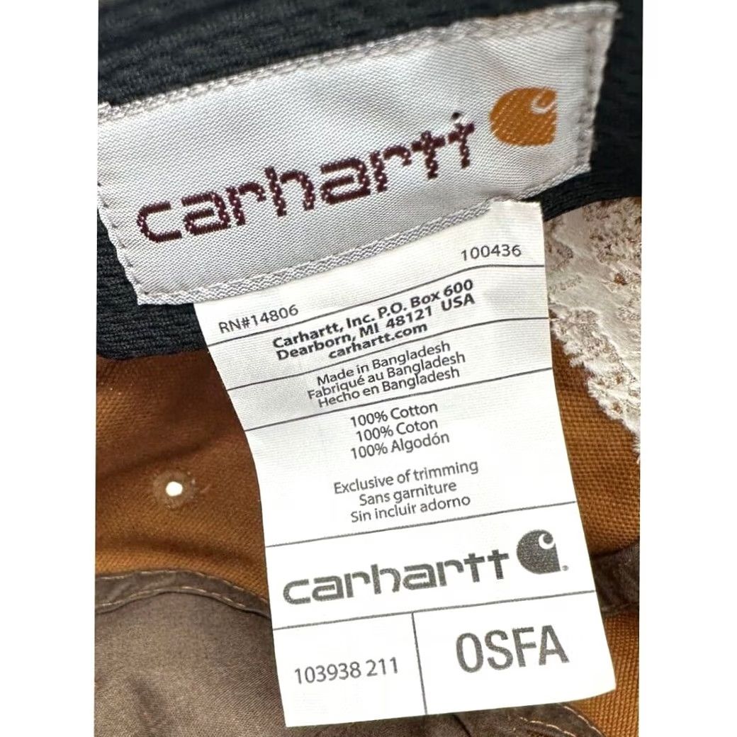 Carhartt Carhartt Hat Mens One Size Brown Hats Adult OSFA Abbot Giles Shooting Classic Baseball Cap Men NEW Size ONE SIZE - 6 Thumbnail