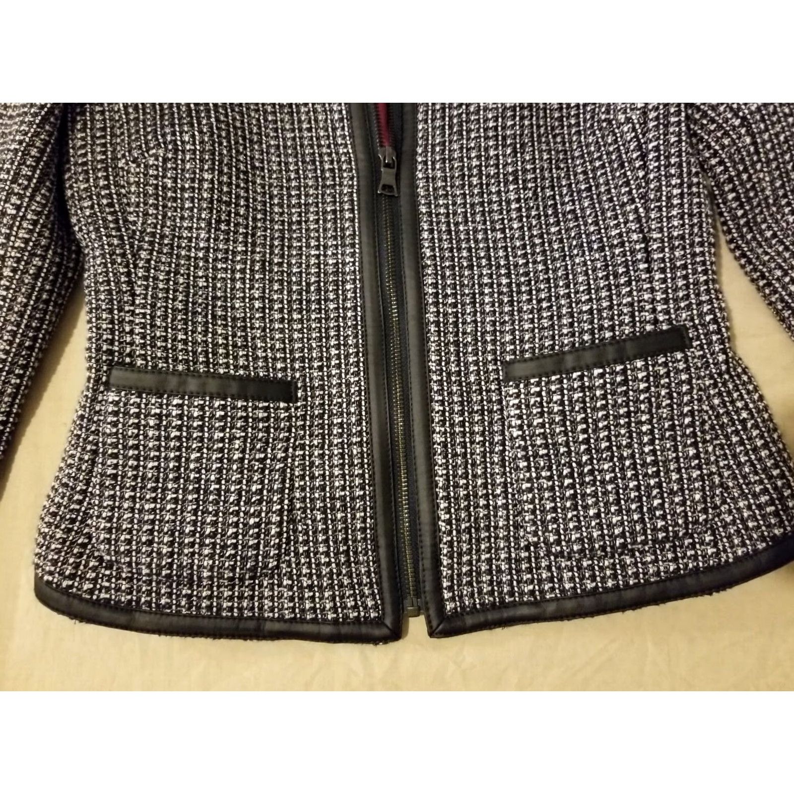 Banana Republic VINTAGE Banana Republic Jacket Womens Wool Gray 0 Size 0 Gray Basic Jacket Women Size XS / US 0-2 / IT 36-38 - 3 Thumbnail