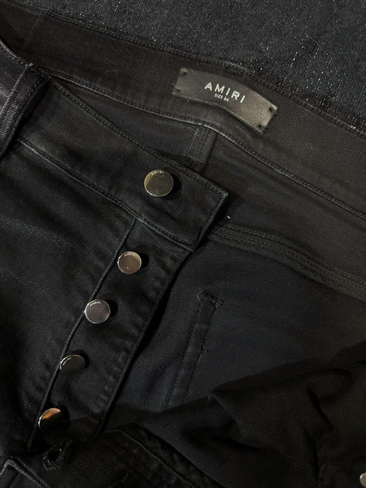 Amiri AMIRI BANDANA PATCH FADED JEANS Size US 34 / EU 50 - 9 Thumbnail