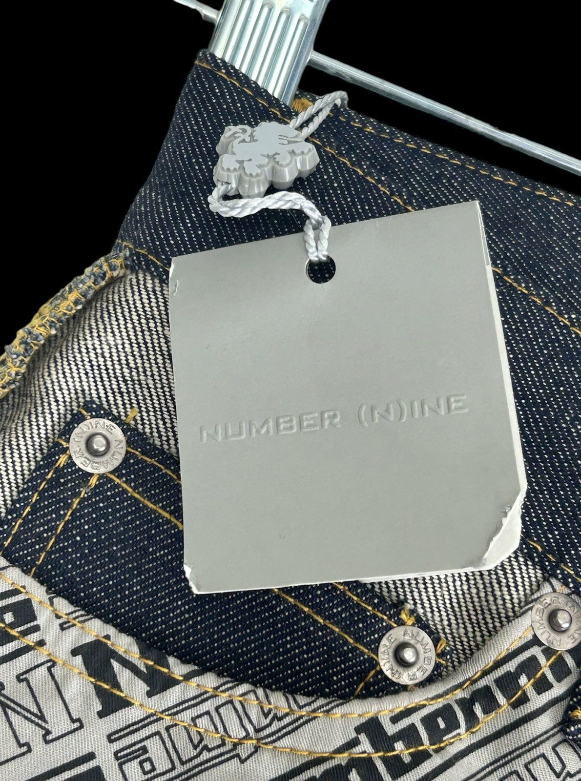 Takahiromiyashita The Soloist. *NWT* Number (N)ine Inside Out Denim Size 23" - 6 Thumbnail