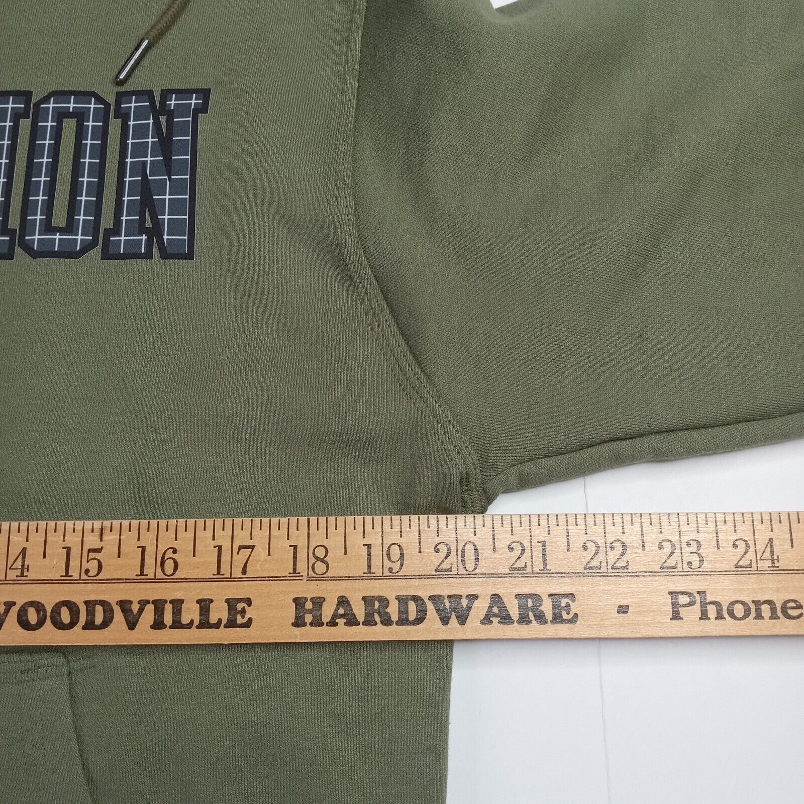 Champion Champion Hoodie Men's S Small Classic Logo Olive Green Size US S / EU 44-46 / 1 - 8 Thumbnail