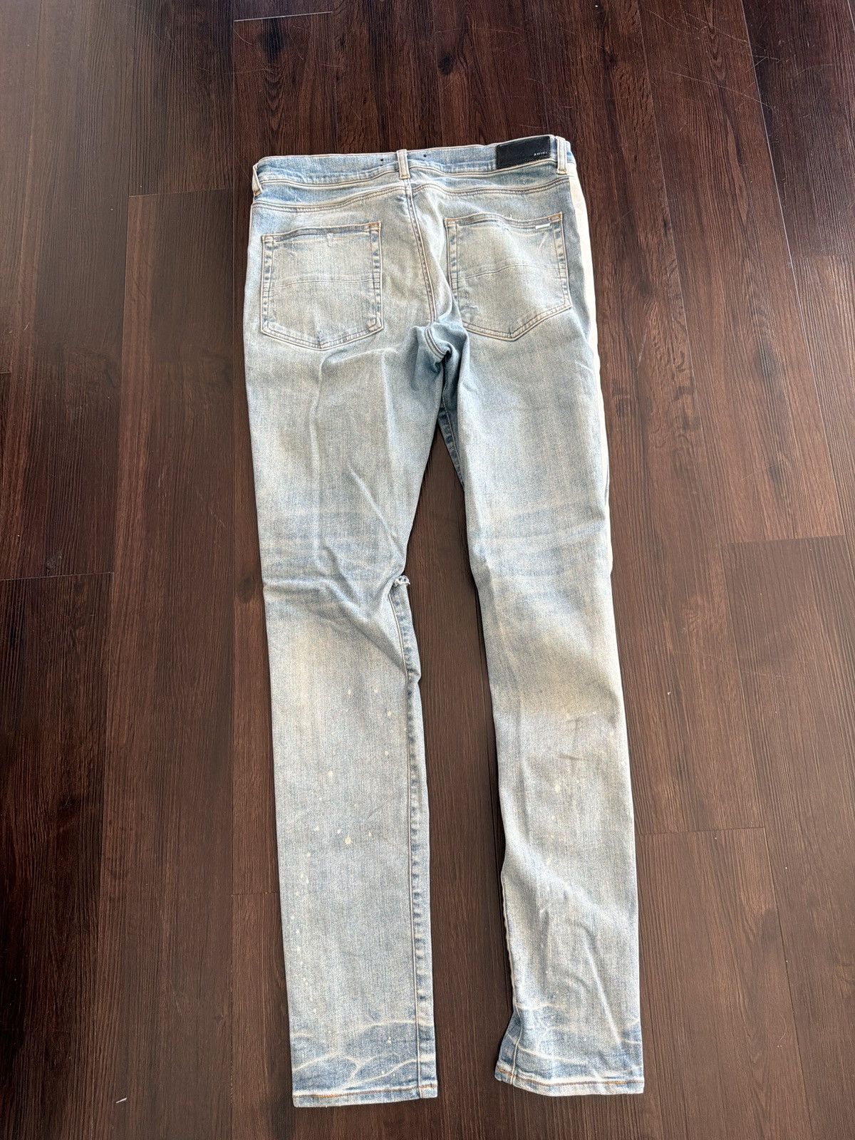 Amiri Amiri Striped Light Blue Jeans Size US 38 / EU 54 - 4 Thumbnail