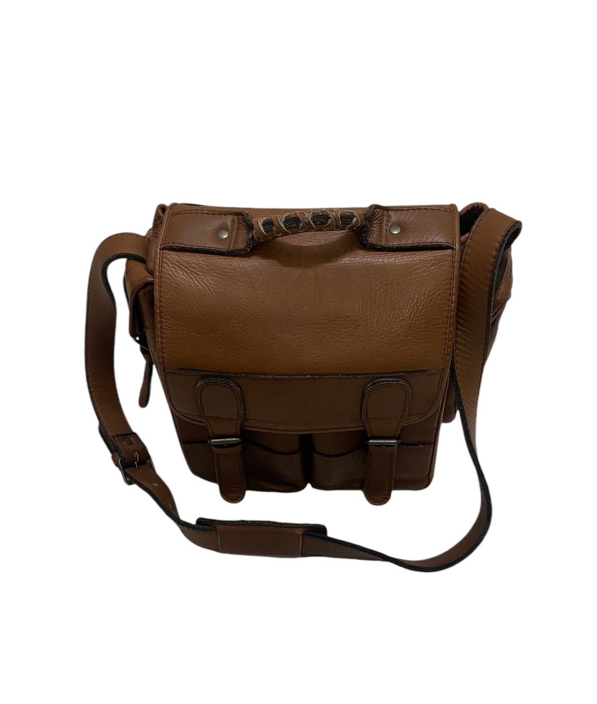 Genuine Leather × Kingsman × Porter ARCHIVE 1980s Porter Kingsman Baron Leather Doc Shoulder Bag Size ONE SIZE - 3 Thumbnail