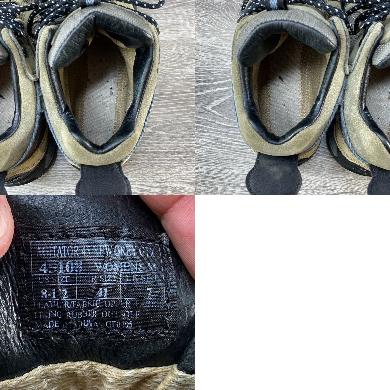 Danner Danner Agitator 45 45108 GTX Gore-Tex Women New Brown Gray Black Leather Hiking Boot WMS 8.5 Size US 7 / IT 37 - 8 Thumbnail