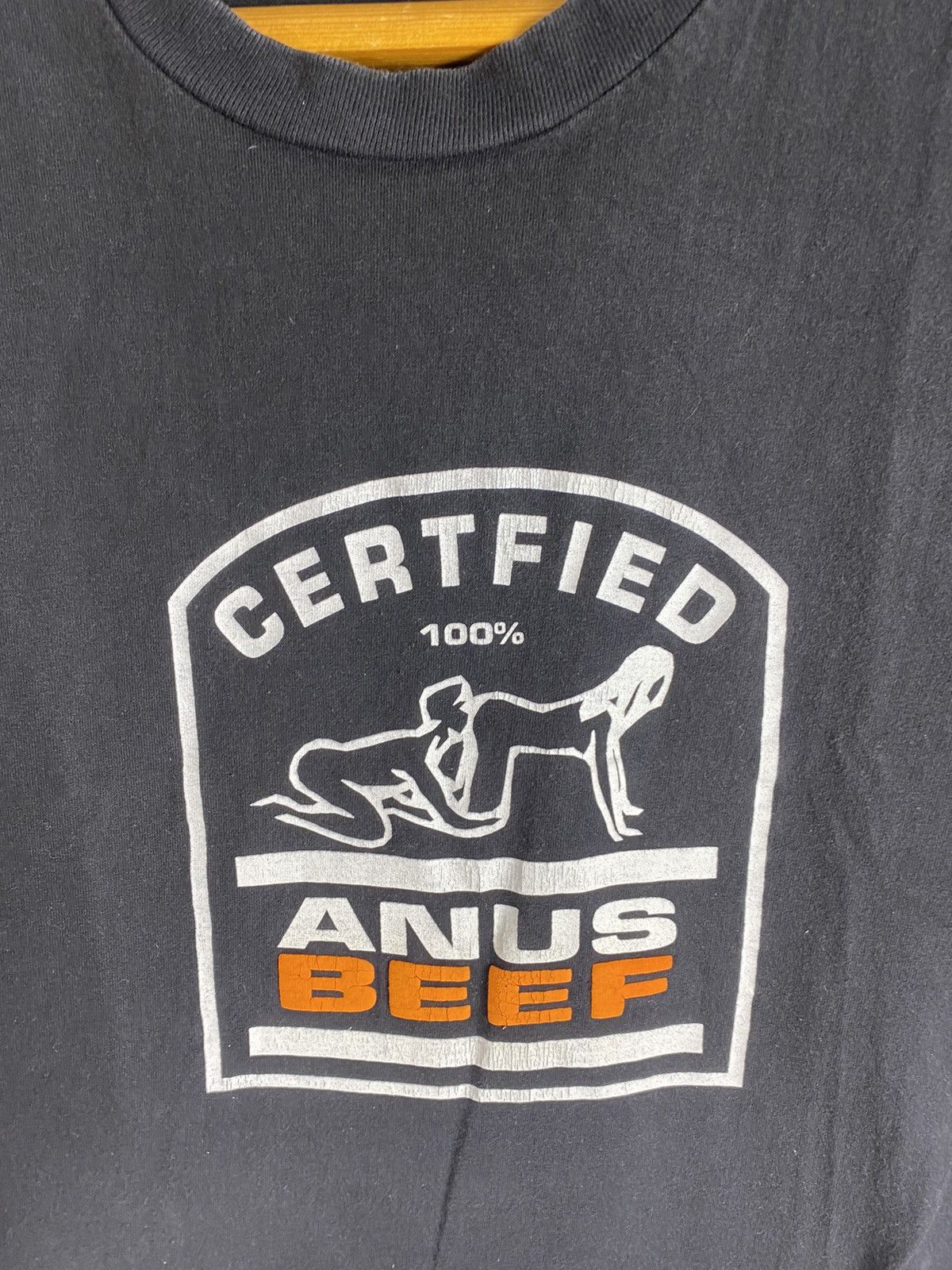 Band Tees Vintage certified anus beef tee T-shirt polo crazy Size US S / EU 44-46 / 1 - 4 Thumbnail