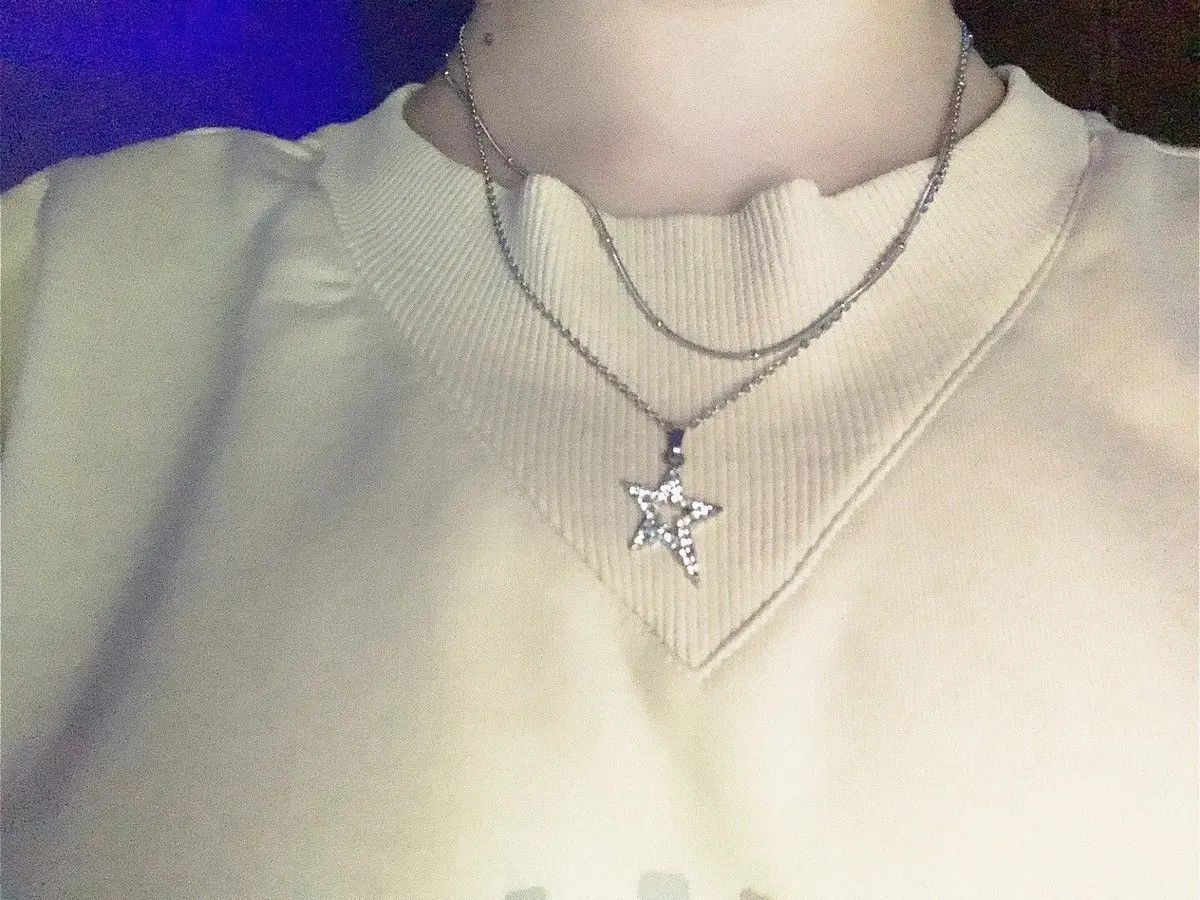 Japanese Brand Bling Star Necklace Size ONE SIZE - 2 Thumbnail