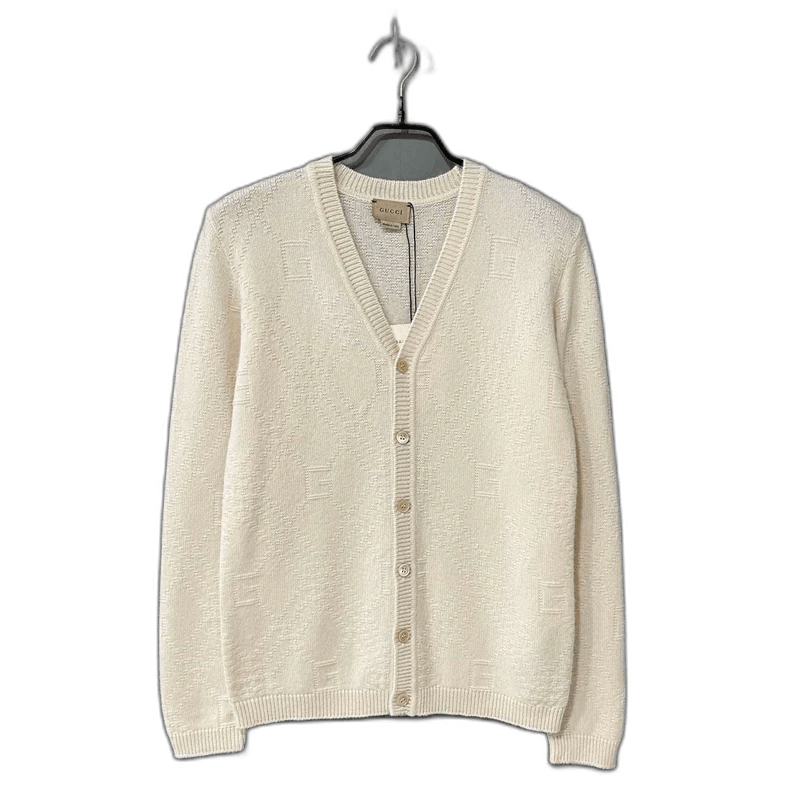 Gucci Gucci Cashmere Cardigan with Dark Pattern Size M / US 6-8 / IT 42-44 - 1 Thumbnail
