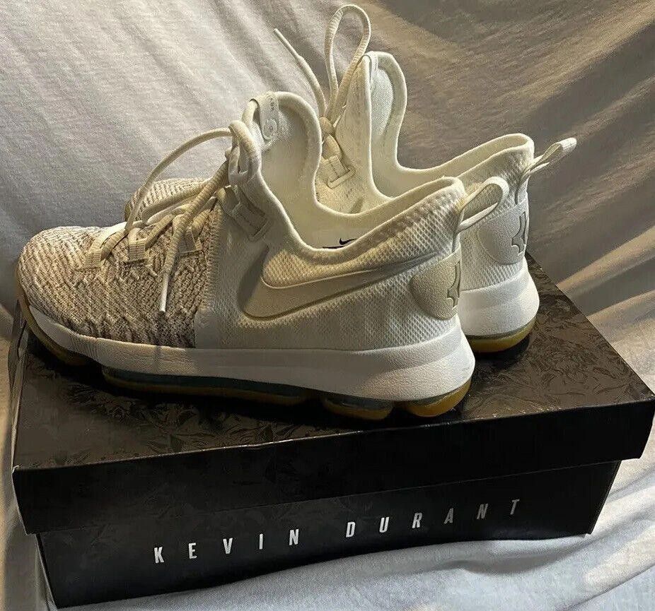 Nike Nike Zoom KD9 GS Shoes Pale Grey White Kevin Durant 5.5Y Size US 5 / EU 37 - 2 Thumbnail