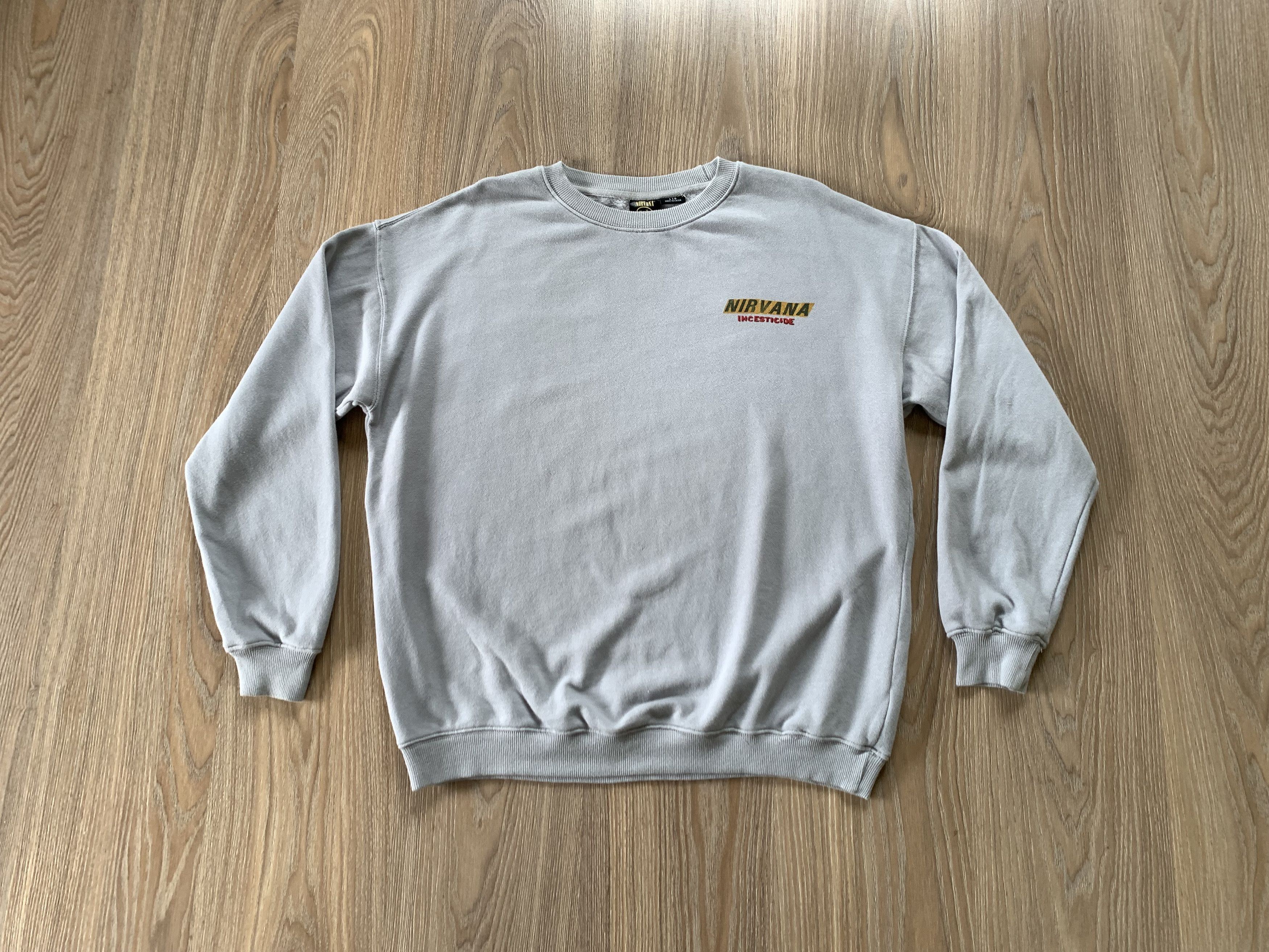 Band Tees × Nirvana Nirvana Isecticide Cotton Printed Sweatshirt Size US L / EU 52-54 / 3 - 2 Thumbnail
