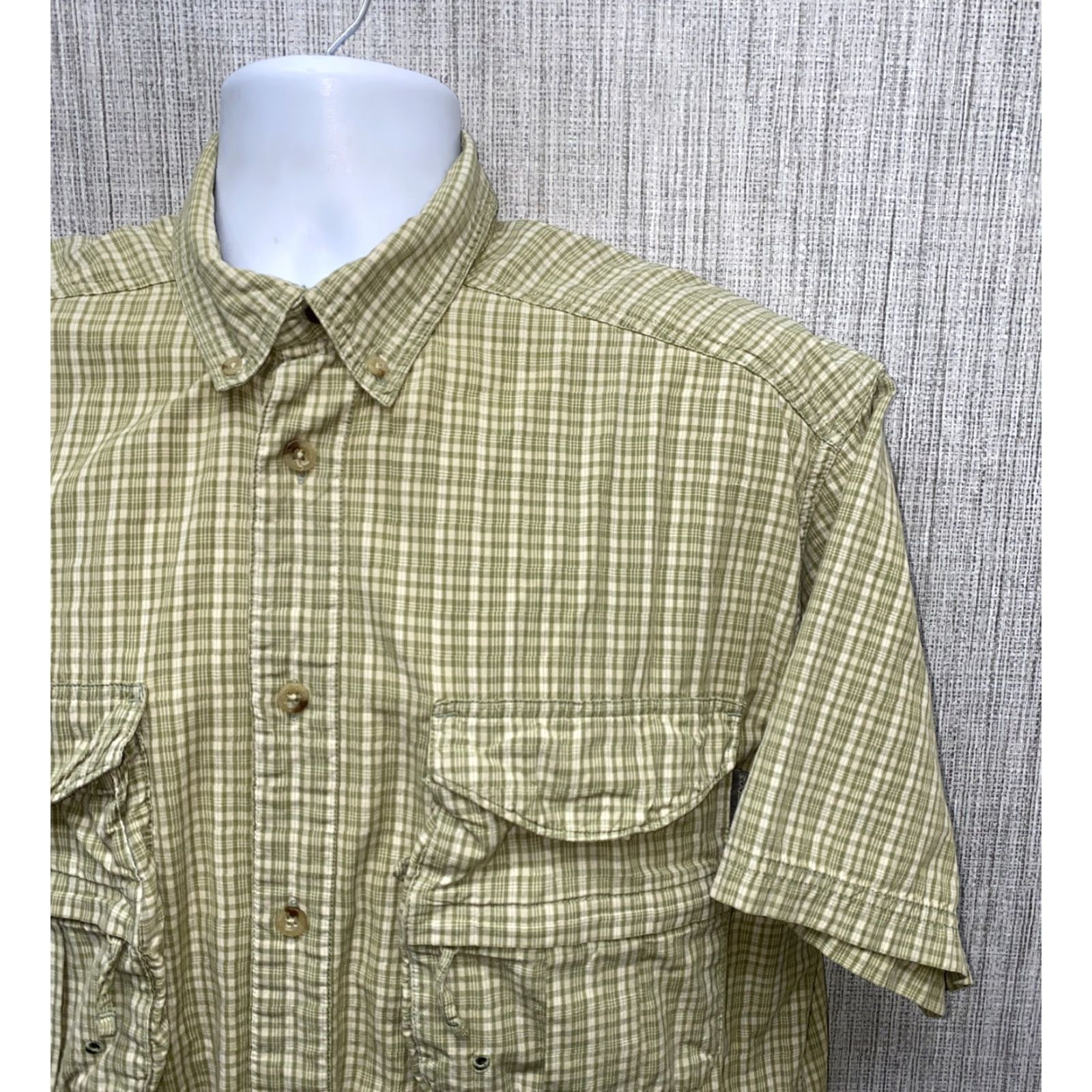 Vintage Woolrich Mens Green Long Sleeve Button-Up Shirt Size L Size US L / EU 52-54 / 3 - 2 Thumbnail