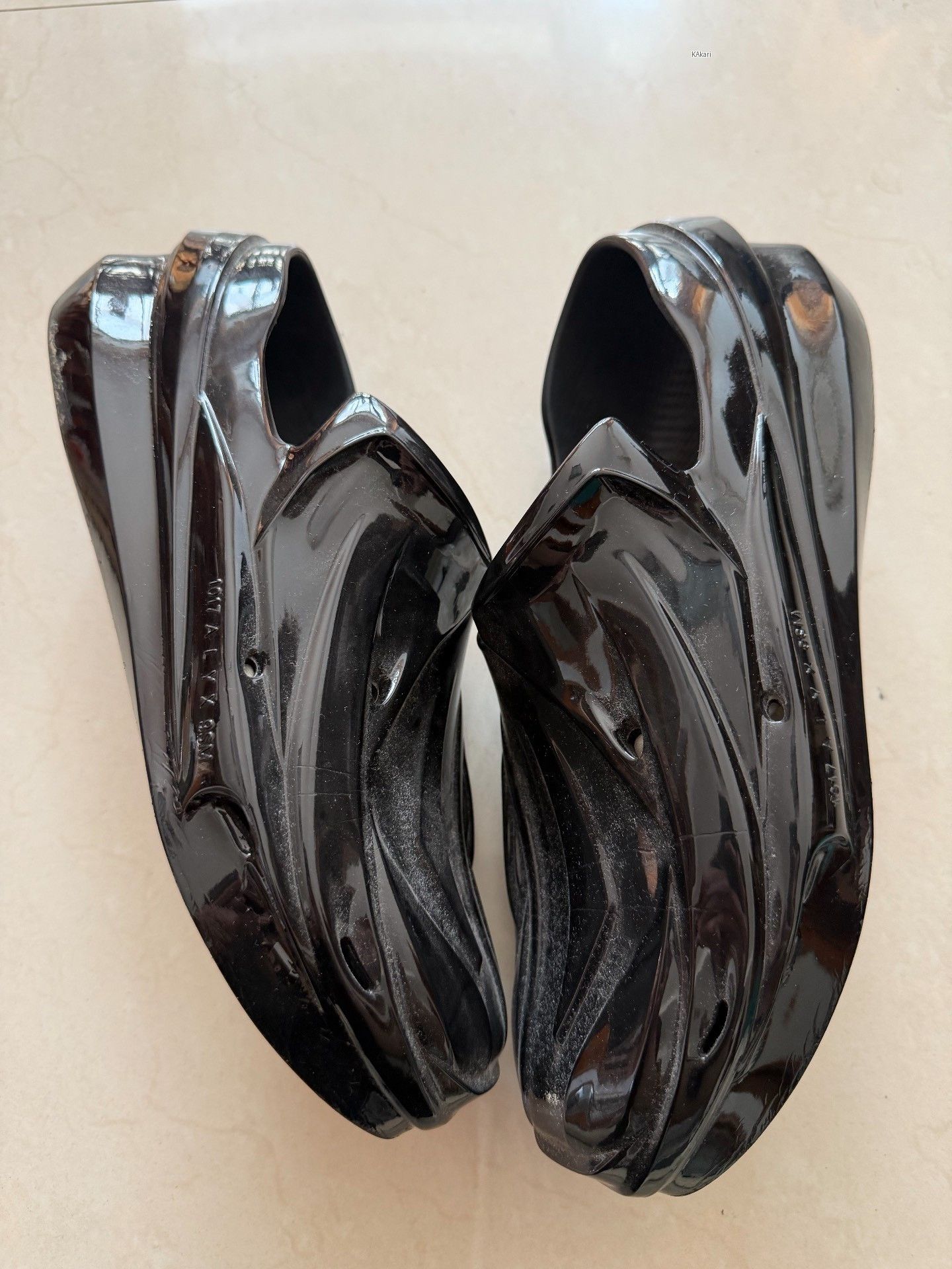 1017 ALYX 9SM 1017 ALYX 9SM Patent Leather Slippers Size US 8 / EU 41 - 2 Thumbnail