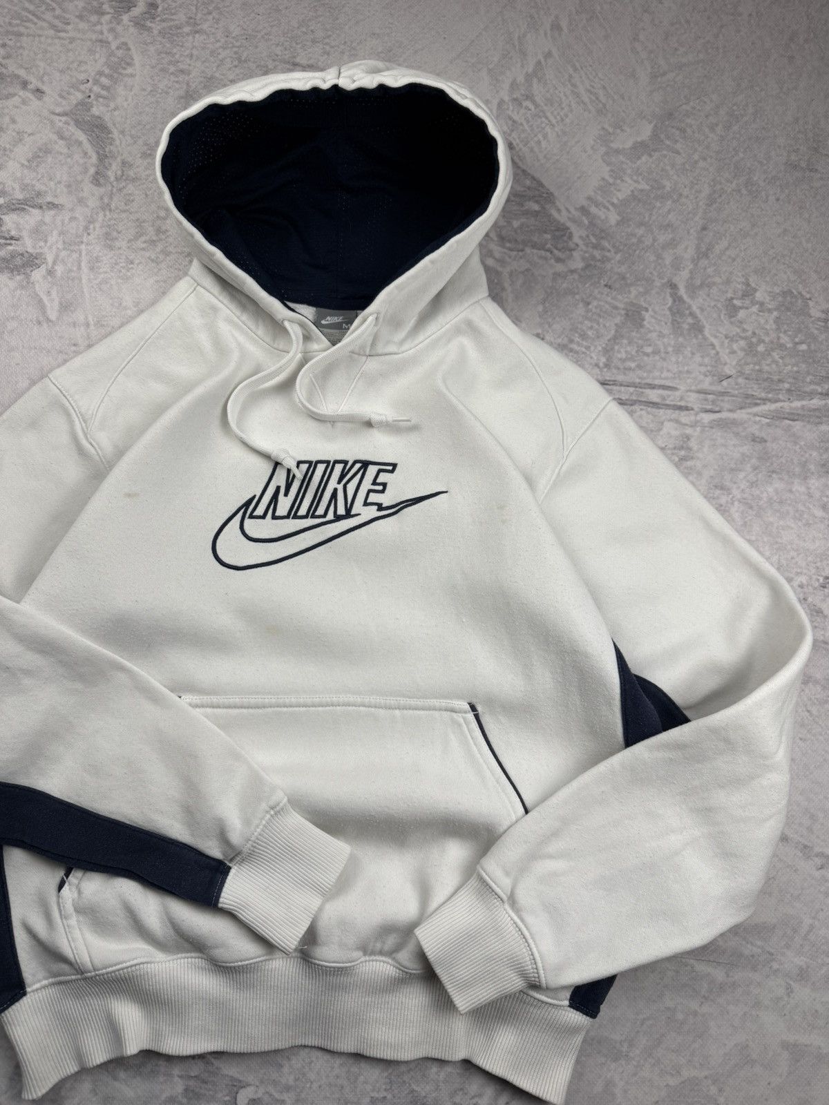 Nike × Vintage NIKE VINTAGE CENTER LOGO OVERSIZE BOXY HOODIE Size US M / EU 48-50 / 2 - 4 Thumbnail
